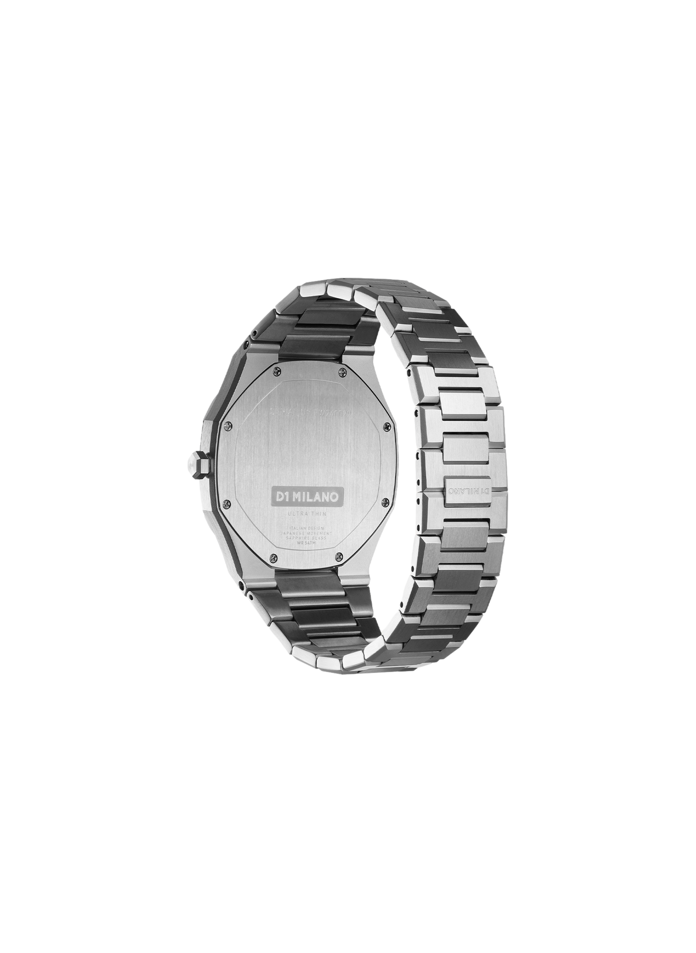 Montre Re-Silver en acier inoxydable D1 MILANO Argent