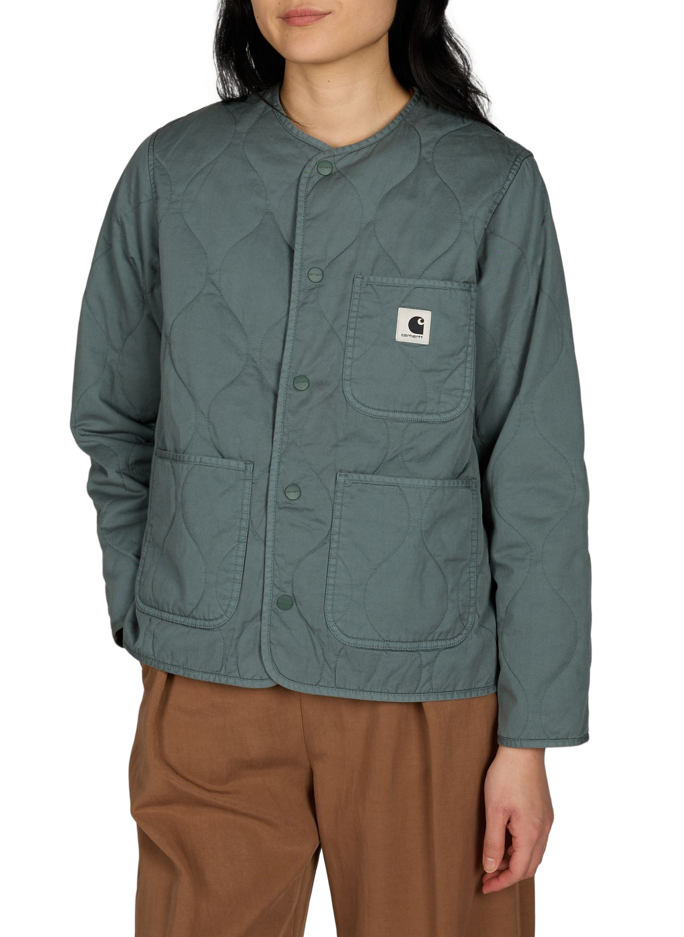 Veste matelassée en coton CARHARTT WIP Vert