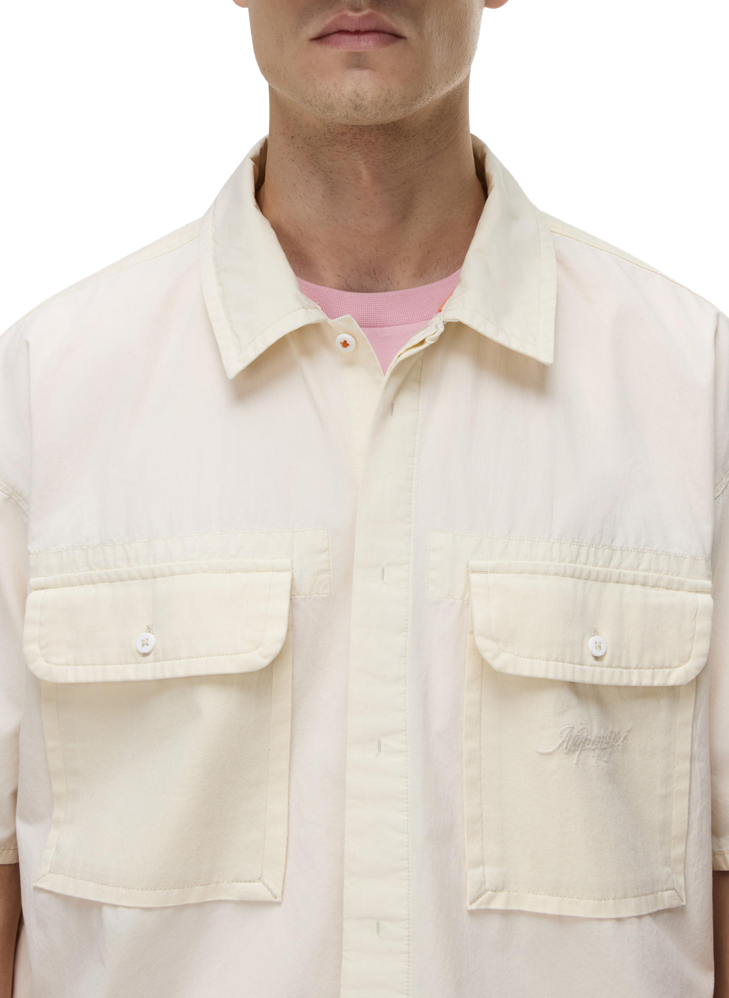 Chemise Oxide imprimée en coton NAPAPIJRI Blanc