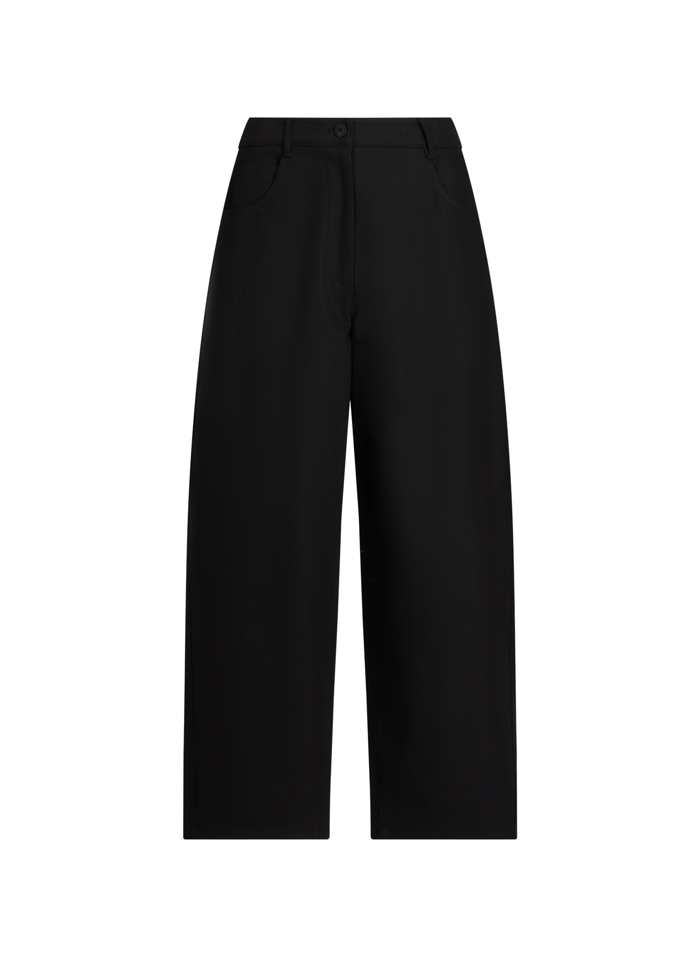 Pantalon large uni en coton LE 17 SEPTEMBRE Noir