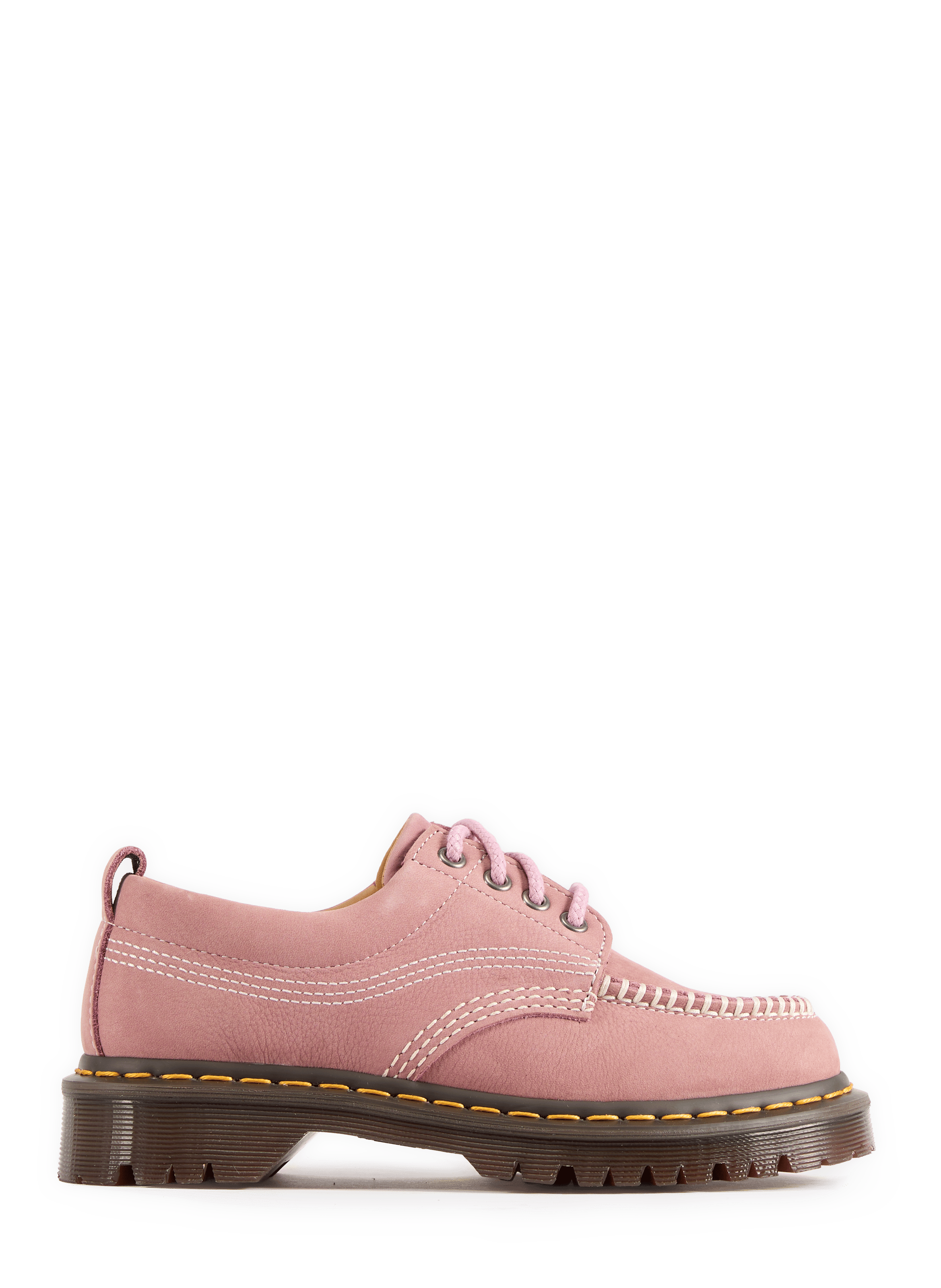 Mocassins Lowell 4 Eye en cuir DR. MARTENS Rose