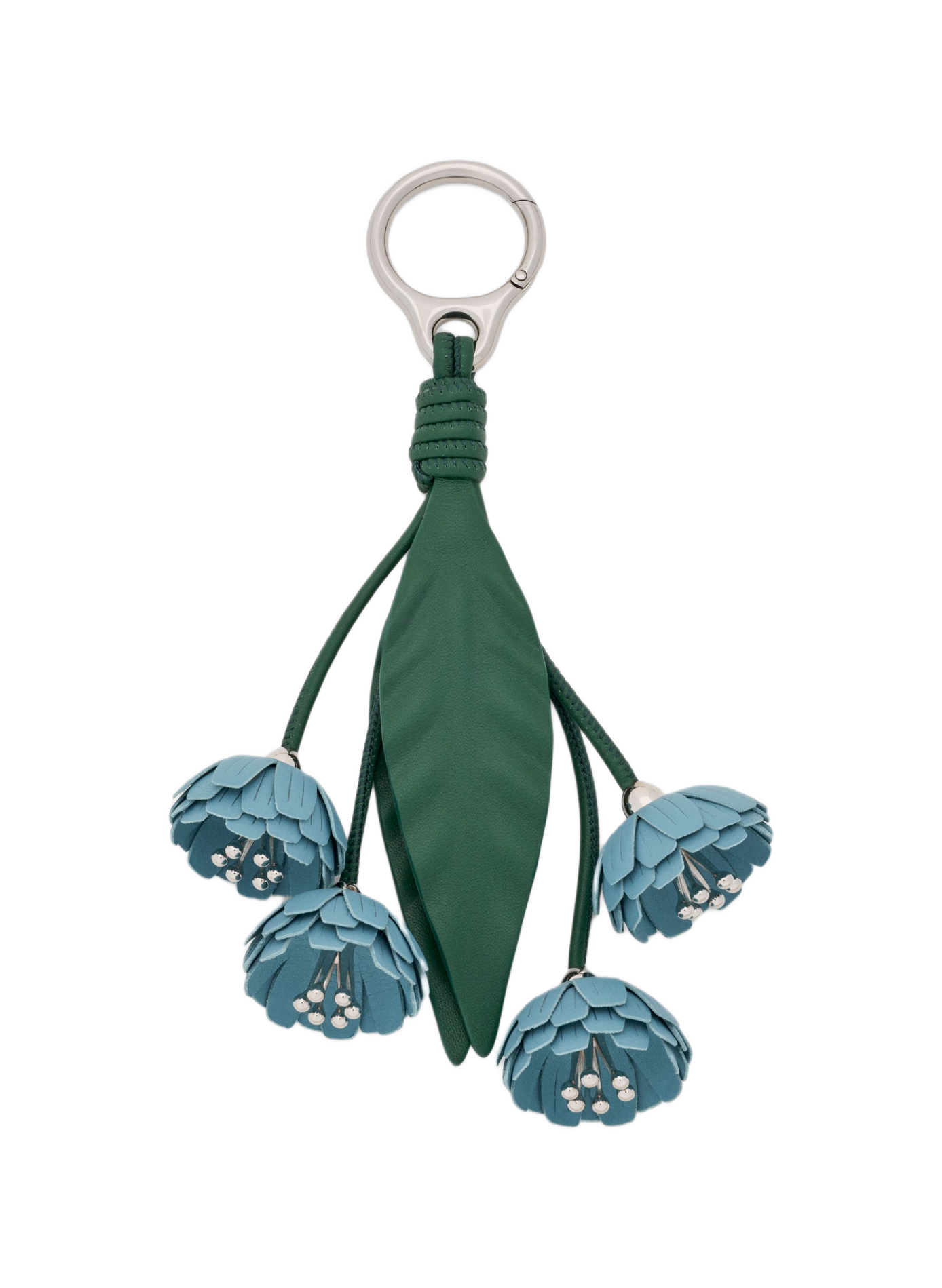 Charm fleurs en cuir de veau classique LOEWE Multicolore