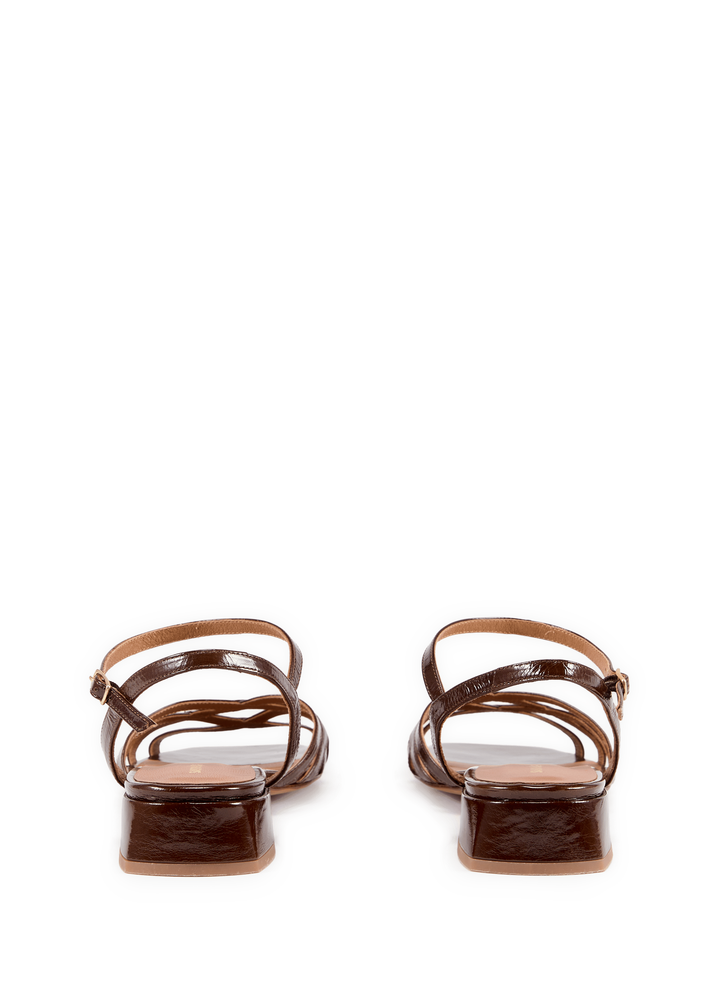 Multi-strap leather sandals  SAISON 1865 Brown