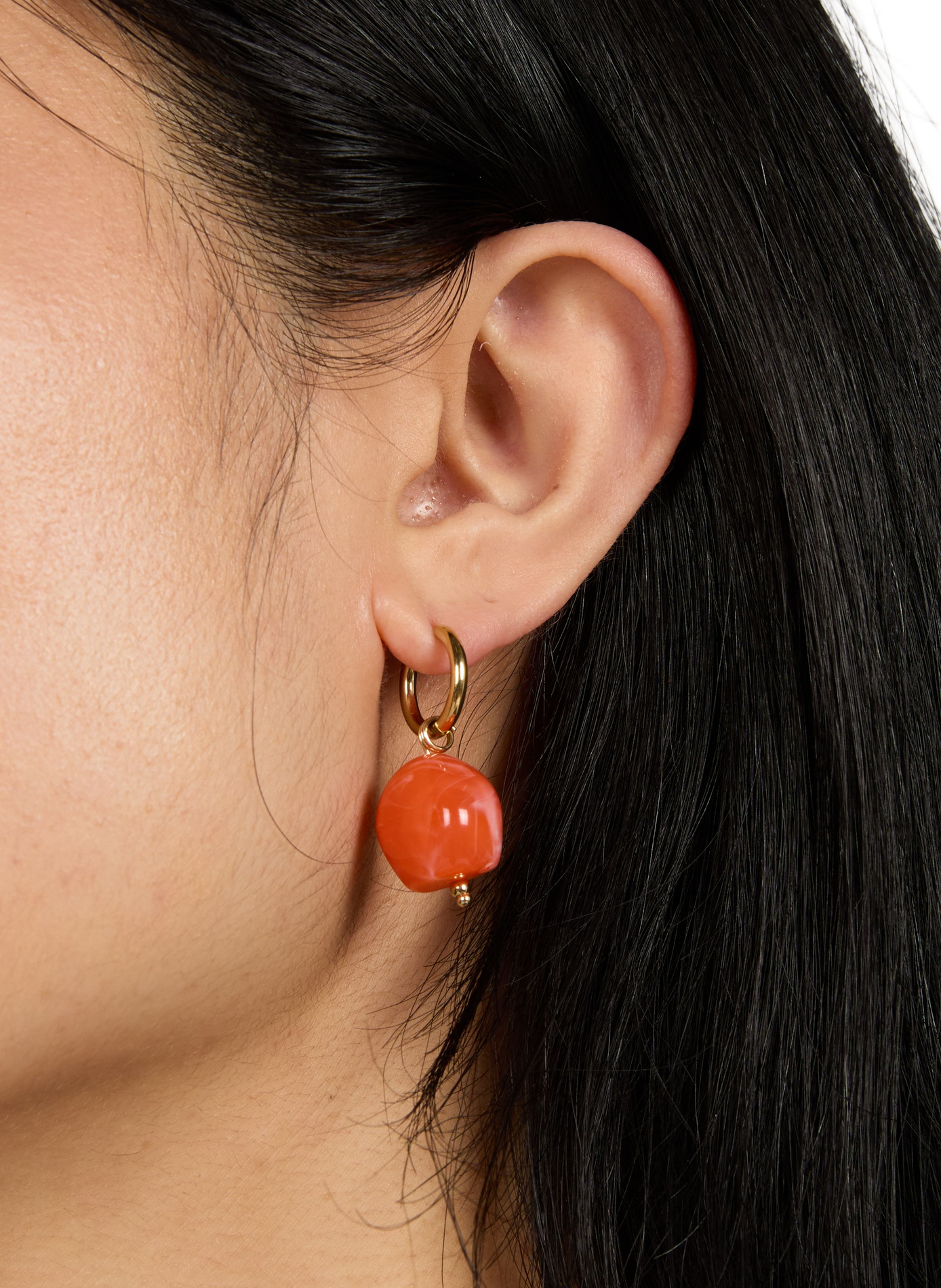 Oreade Hängeohrringe AU PRINTEMPS PARIS Orange