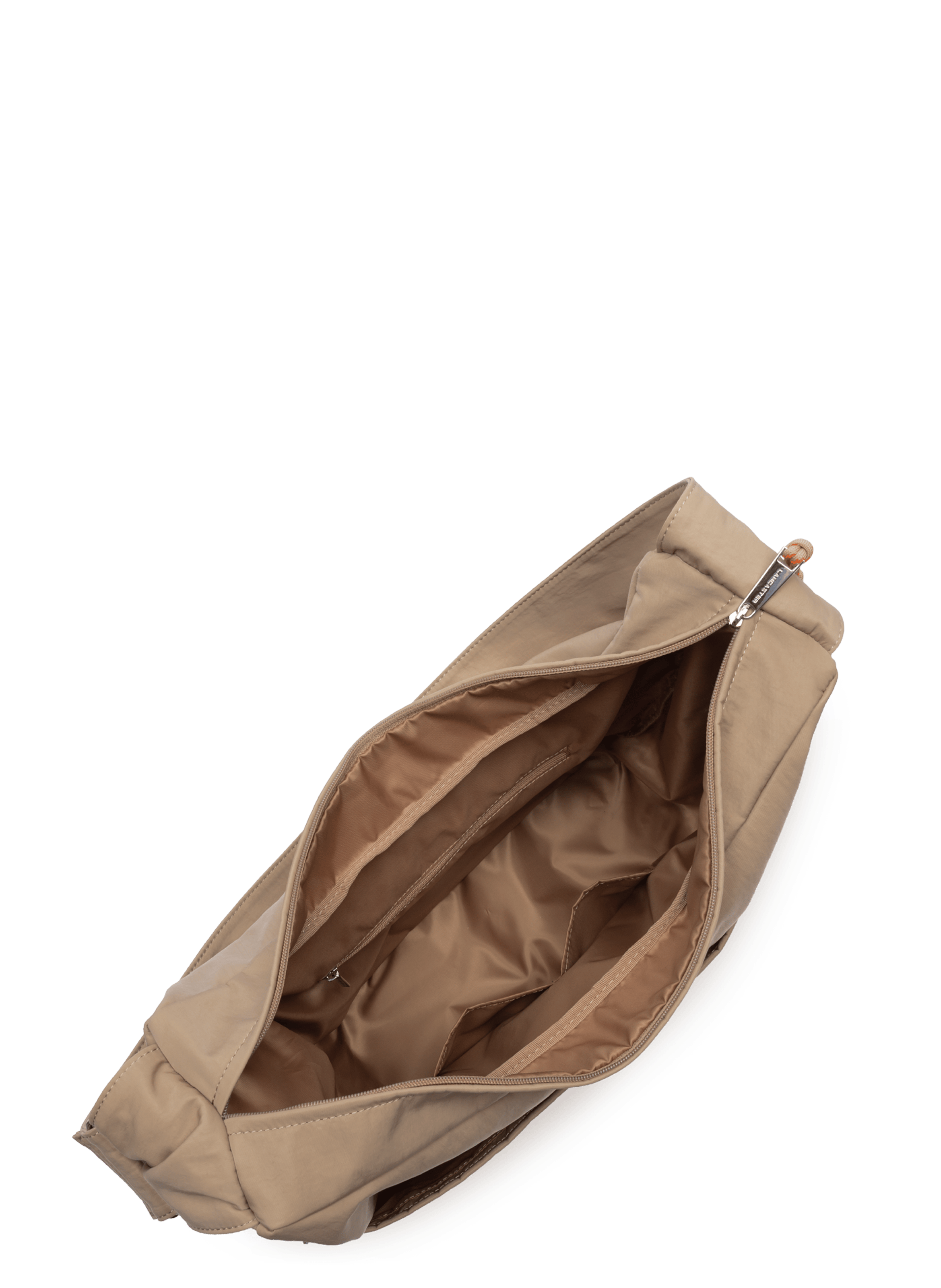 Extra large shoulder bag - basic love LANCASTER Brown