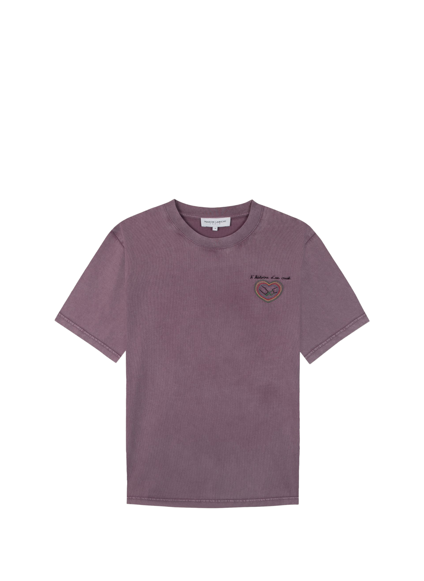 Round neck T-shirt MAISON LABICHE Purple