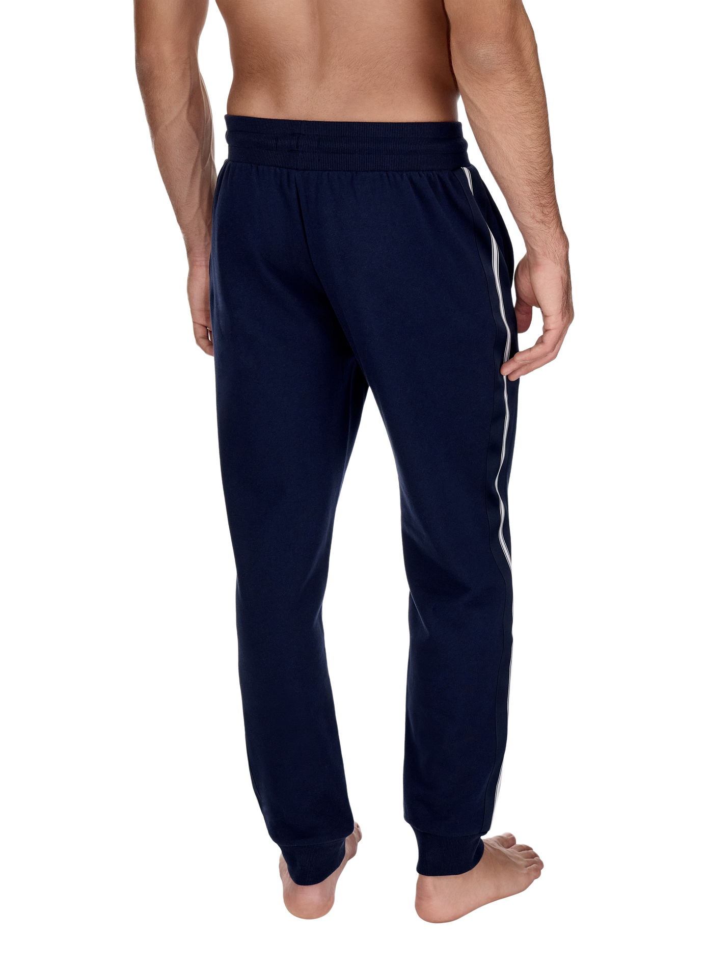 Straight trousers EMPORIO ARMANI Blue