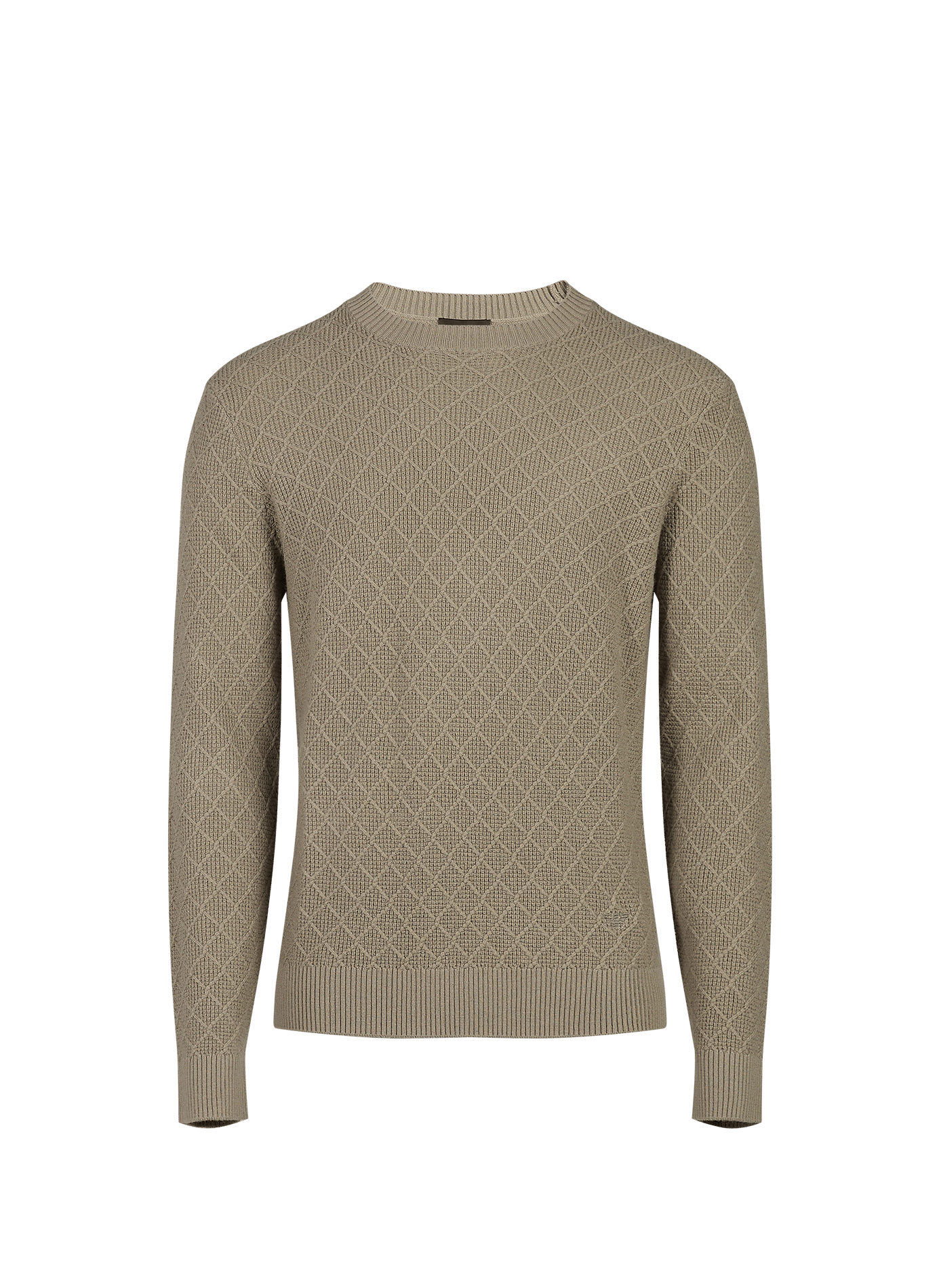Oversized wool and cashmere jumper EMPORIO ARMANI Beige