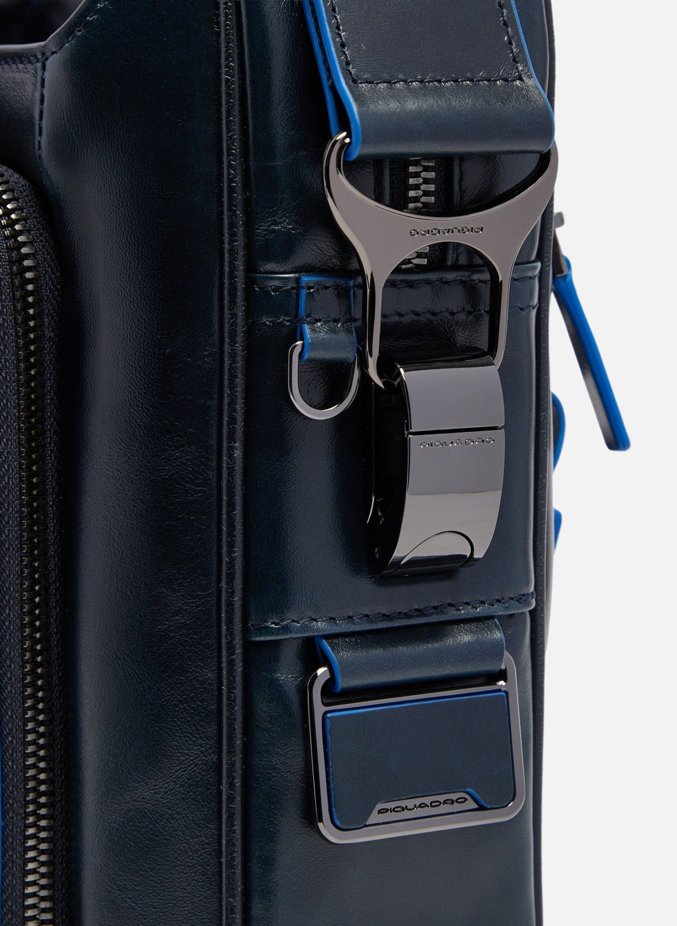 Sac d'ordinateur 15" personnalisable PIQUADRO Bleu