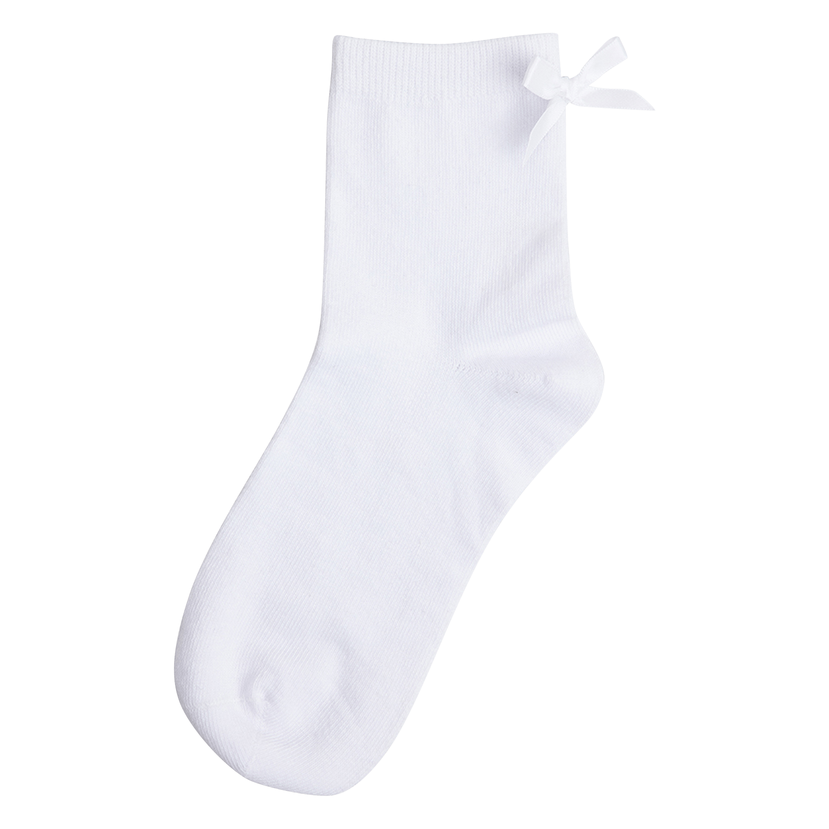 Chaussettes unies en laine mélangée florian  Blanc