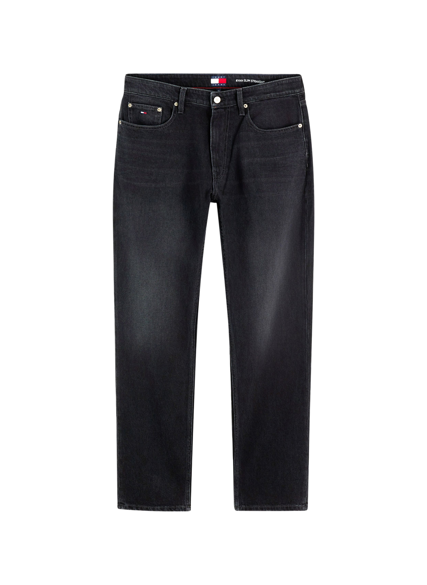 Jean droit uni TOMMY HILFIGER Black