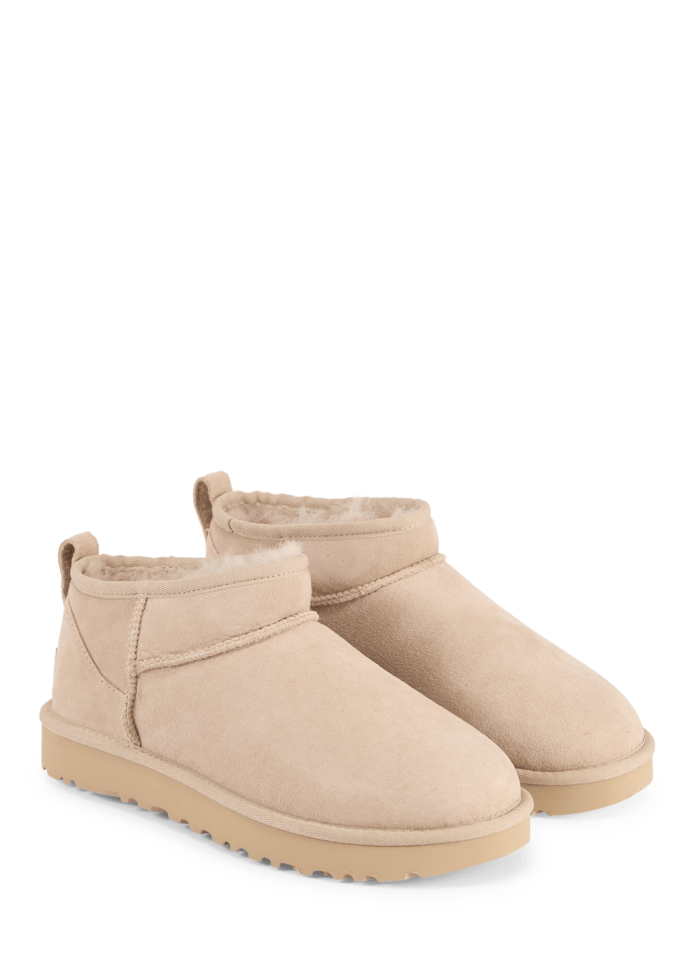 Classic Ultra Mini Suede Ankle Boots UGG Beige