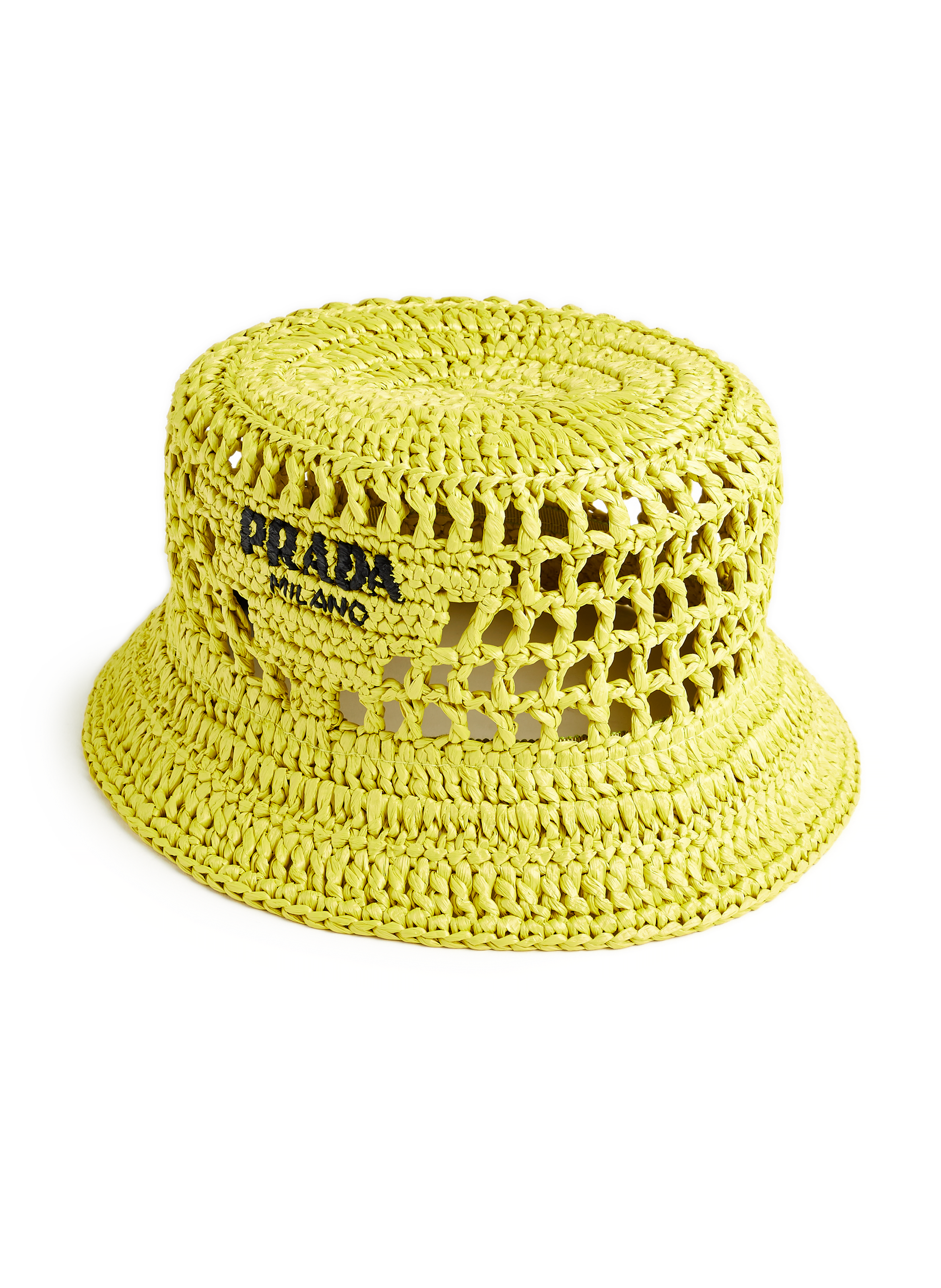 Bob en raphia PRADA Jaune