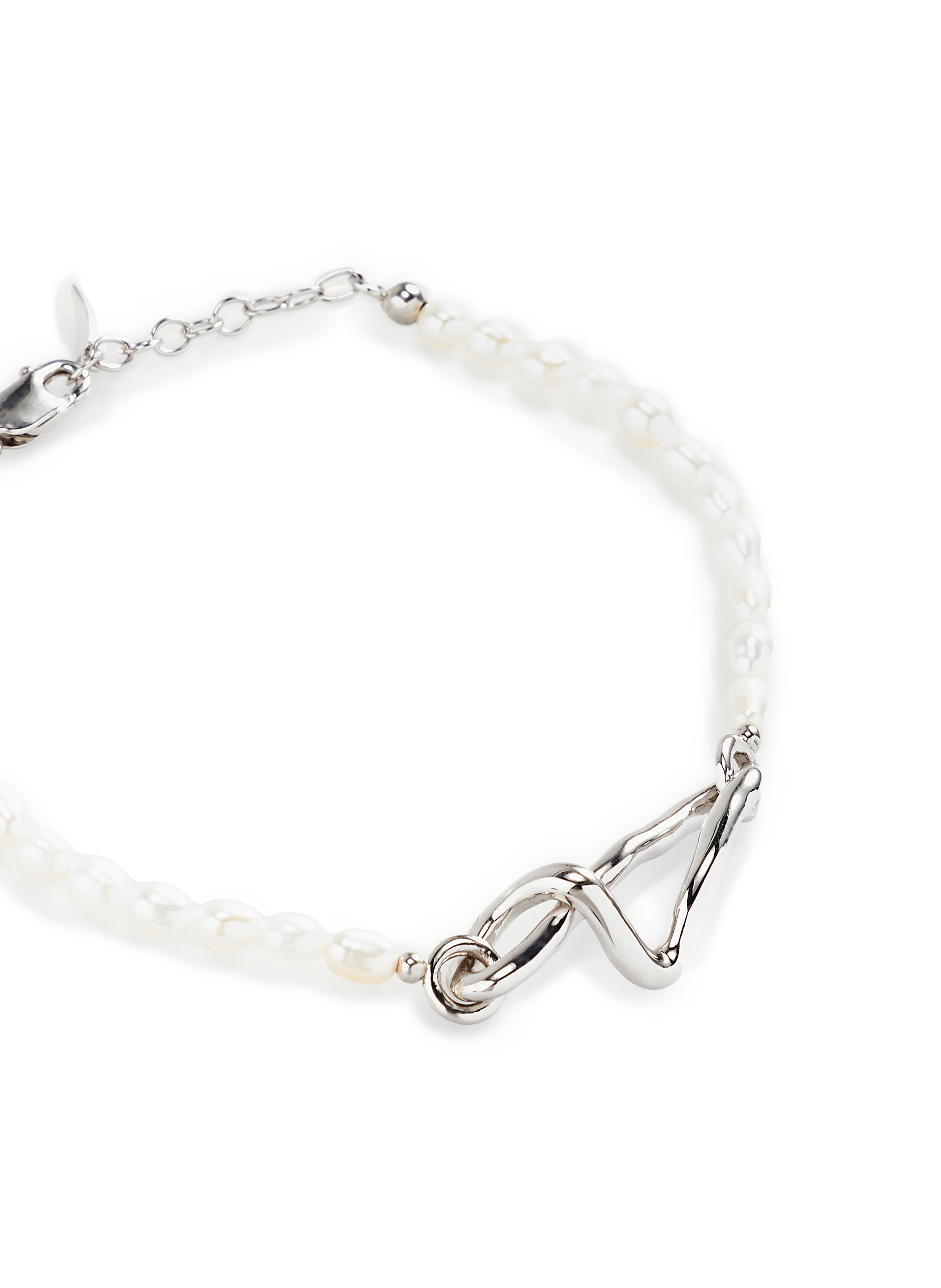 Bracelet en perle et argent