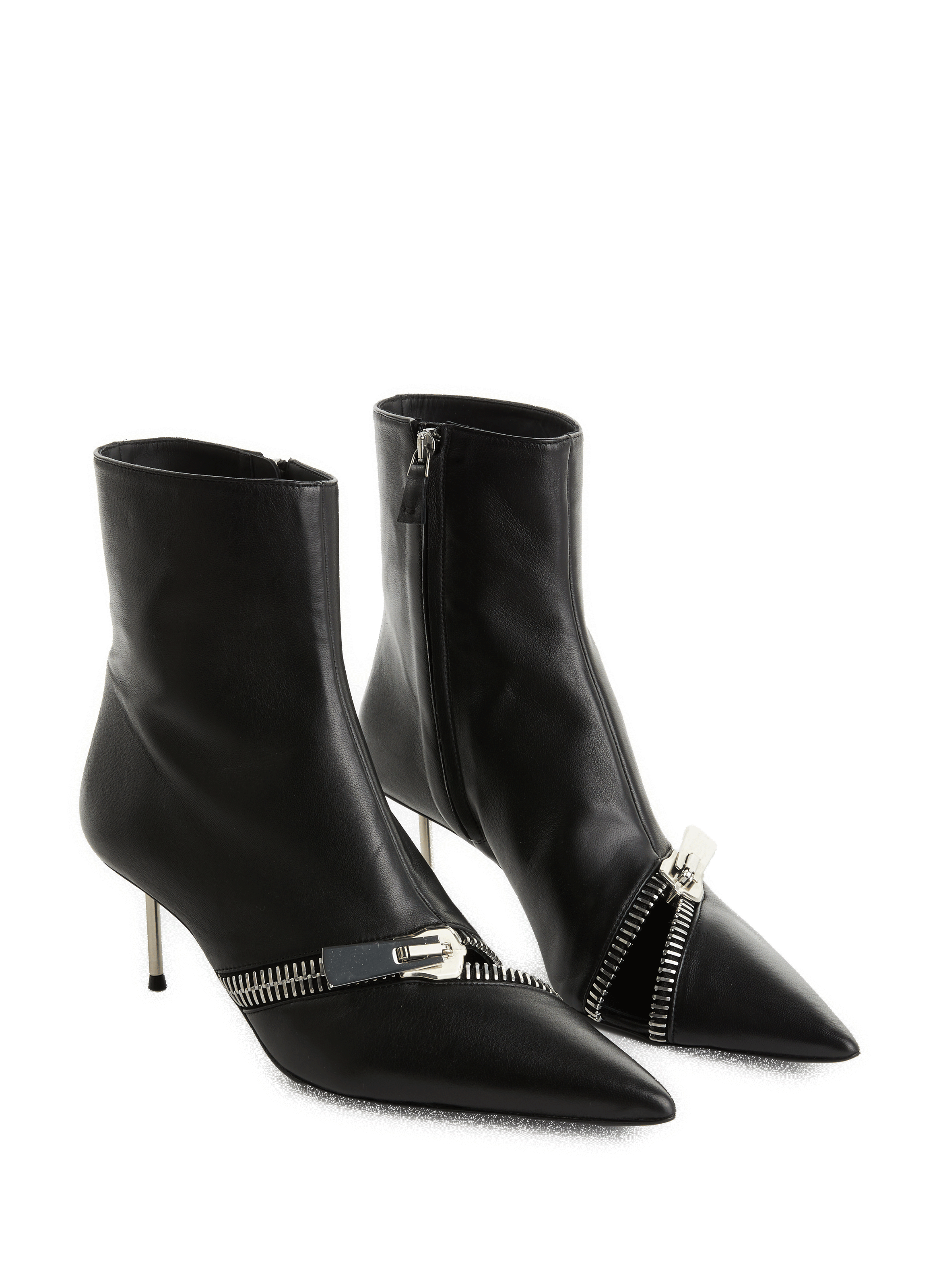 Bottines à talons avec zip COPERNI Noir