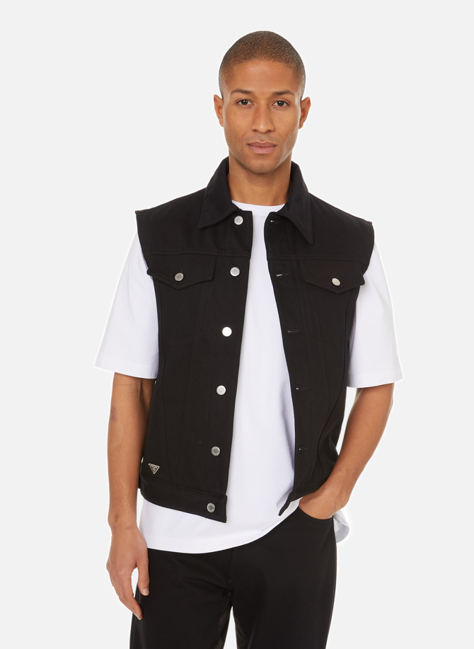 PRADA cotton sleeveless jacket