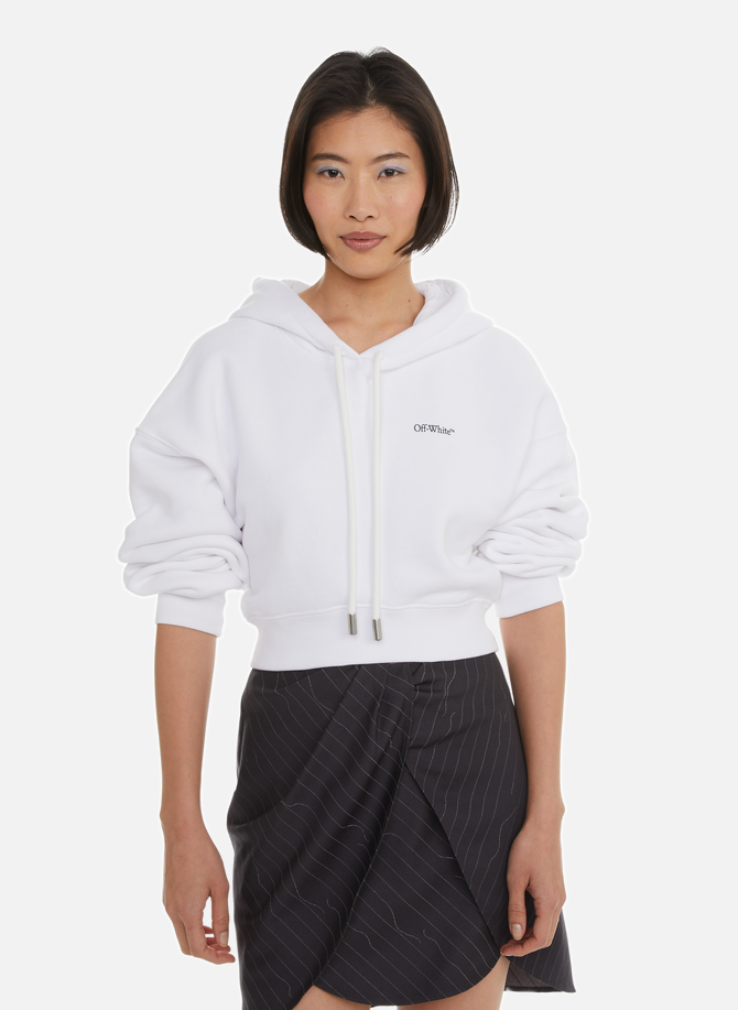 Cropped hoodie OFF-WHITE
