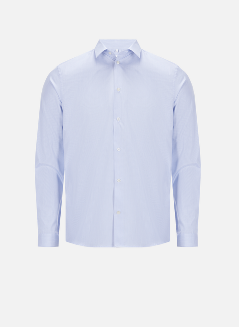 قميص من القطن المخطط blueau printemps paris 