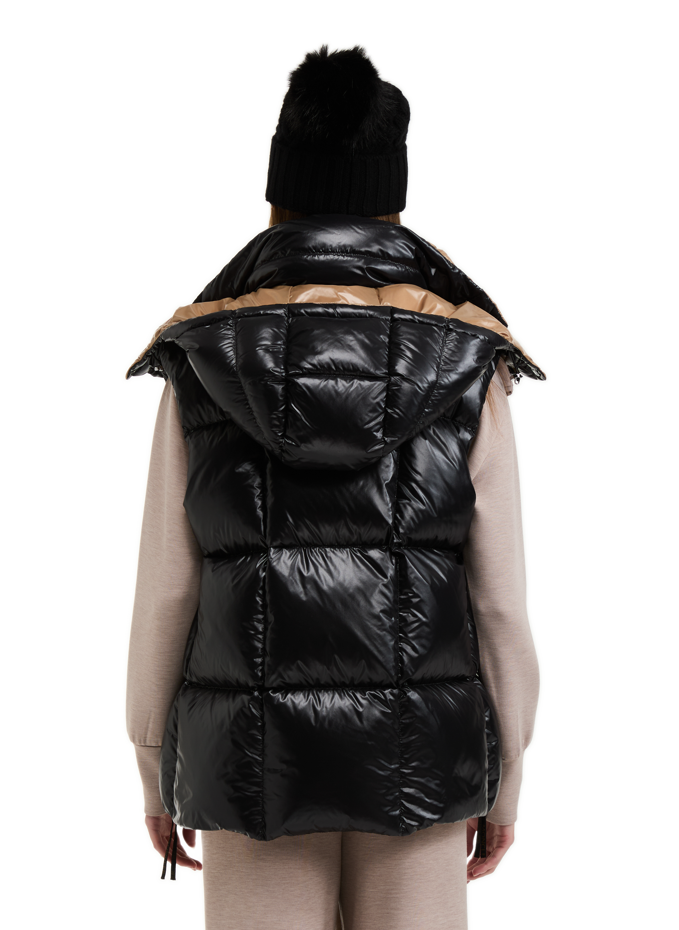 Down gilet MONCLER Black