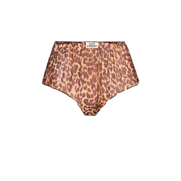 Culotte taille haute à imprimé Culotte taille haute à imprimé