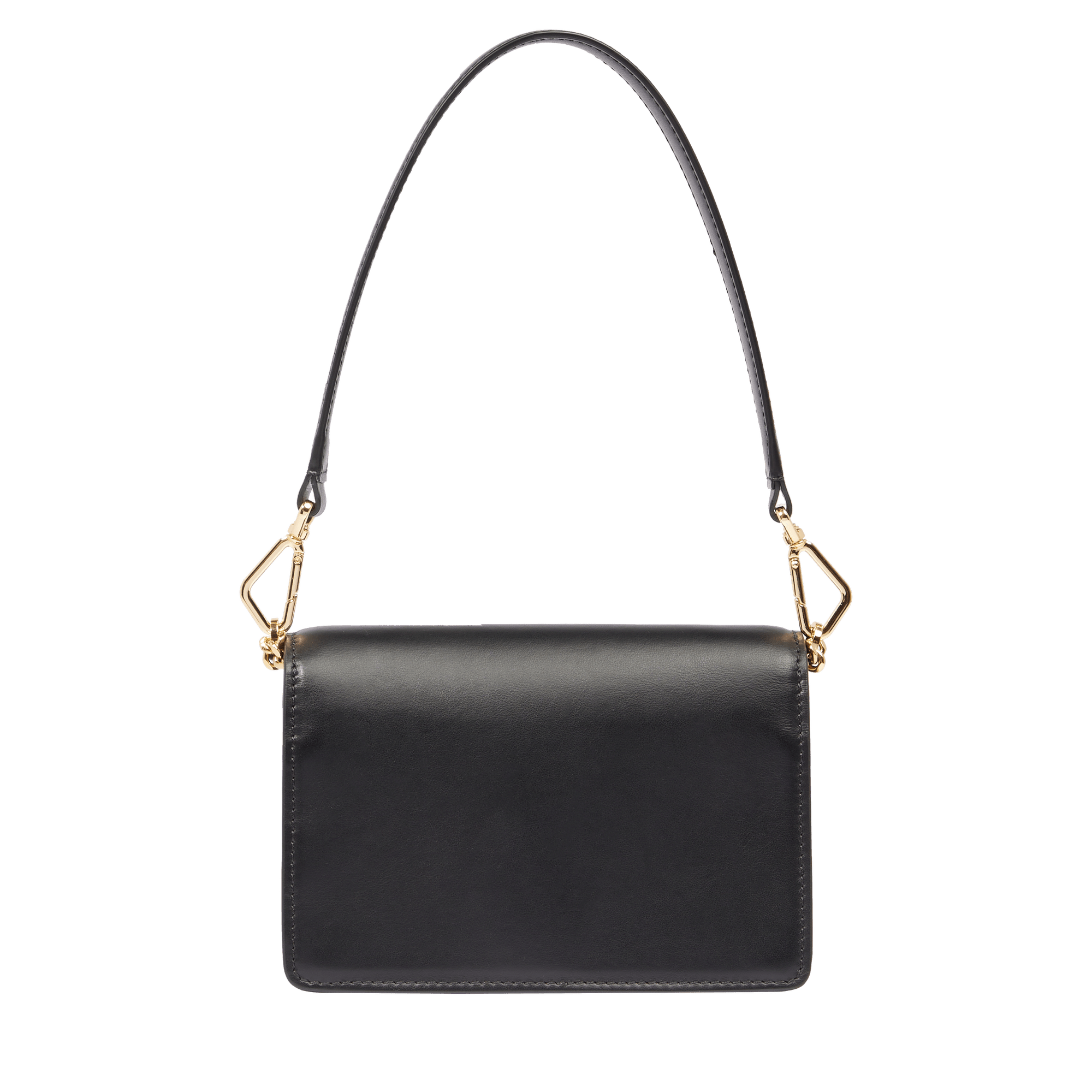 Mini sac rabat en cuir angèle de lancel LANCEL Noir