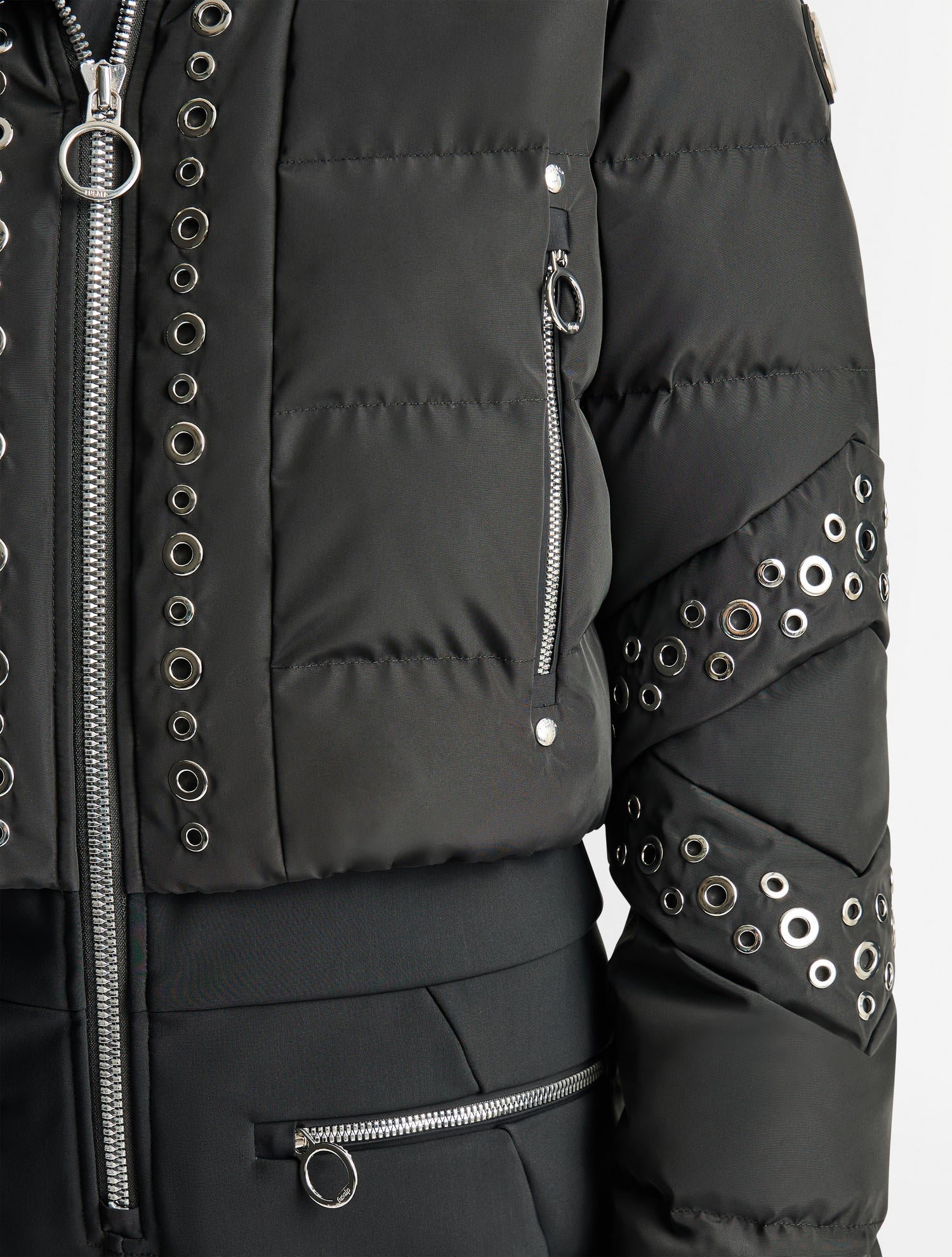 Combinaison de ski clarisse eyelet col montant coupe regular FUSALP Noir