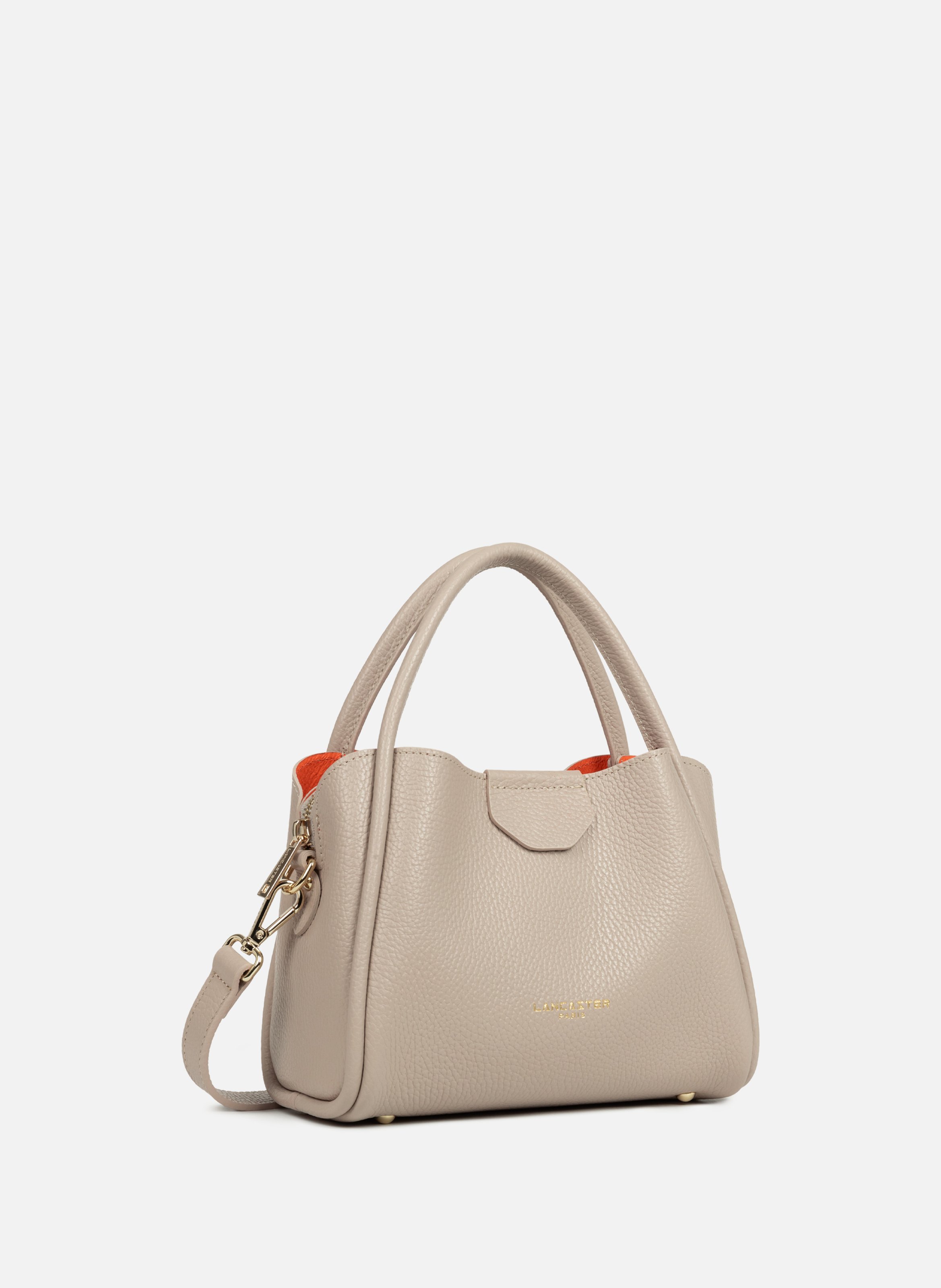 Small handbag - Ida Double LANCASTER Beige