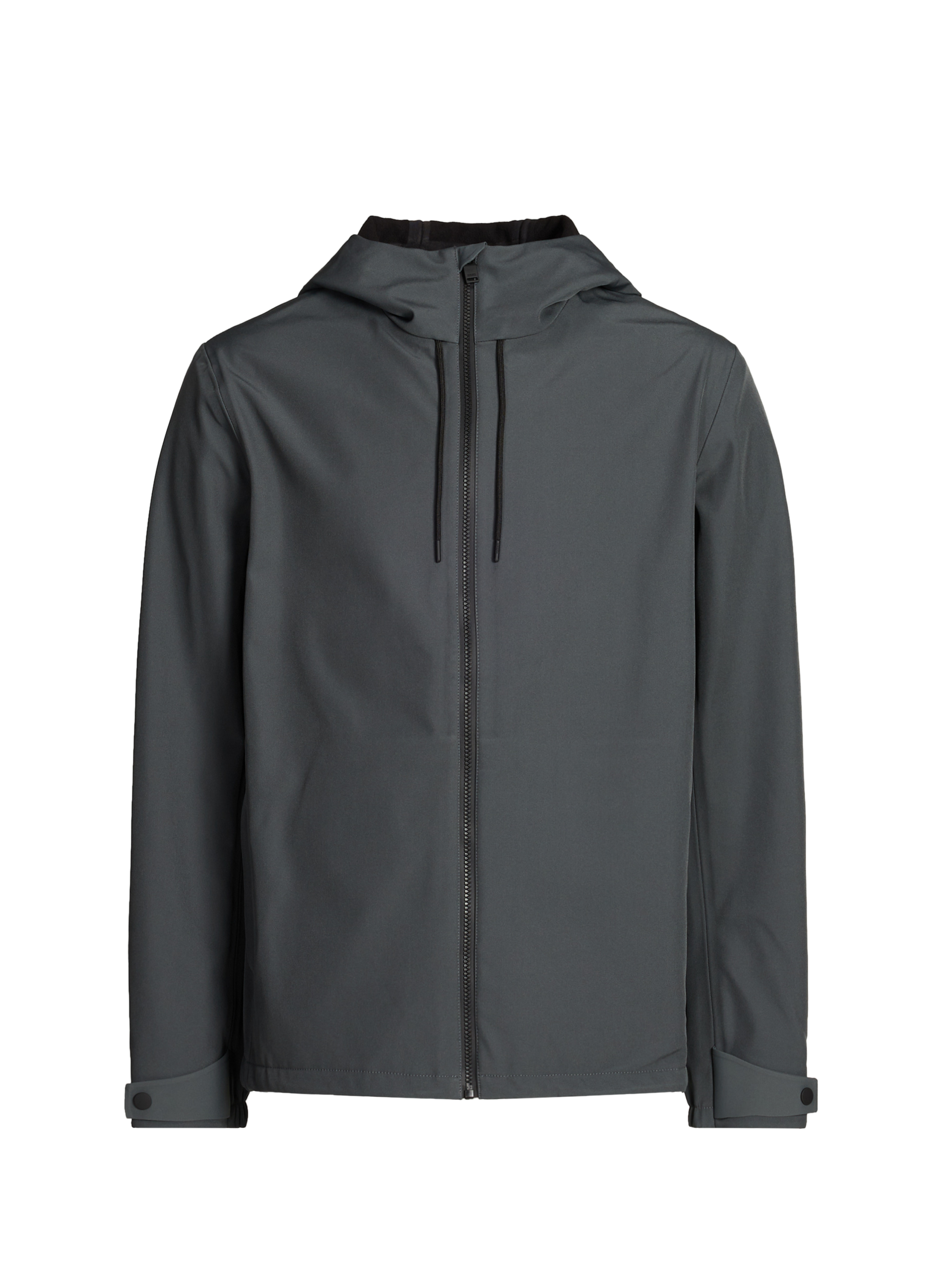 RAINS Hooded knit sweater Grey