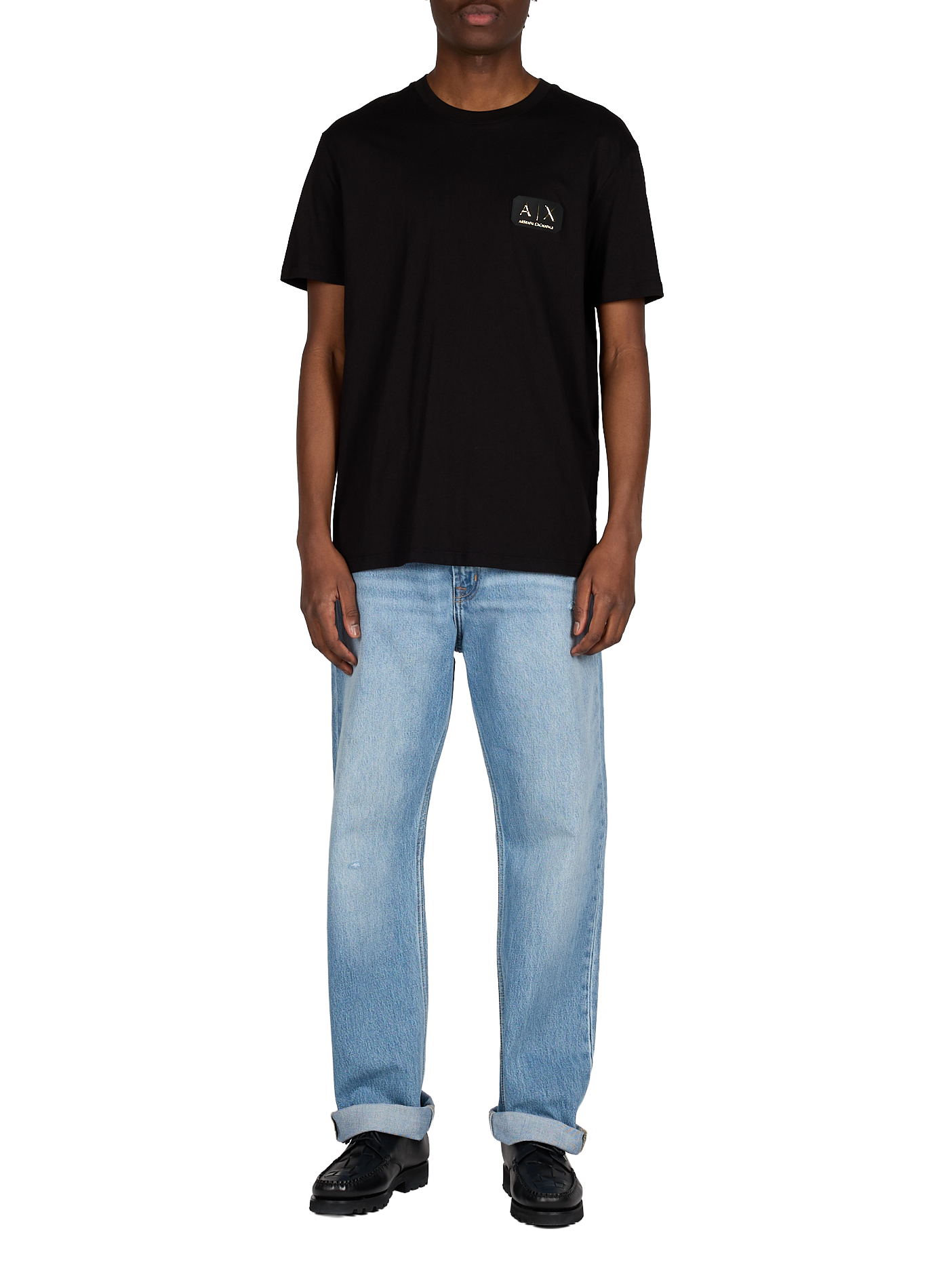 Classic Cotton T-Shirt ARMANI EXCHANGE Black