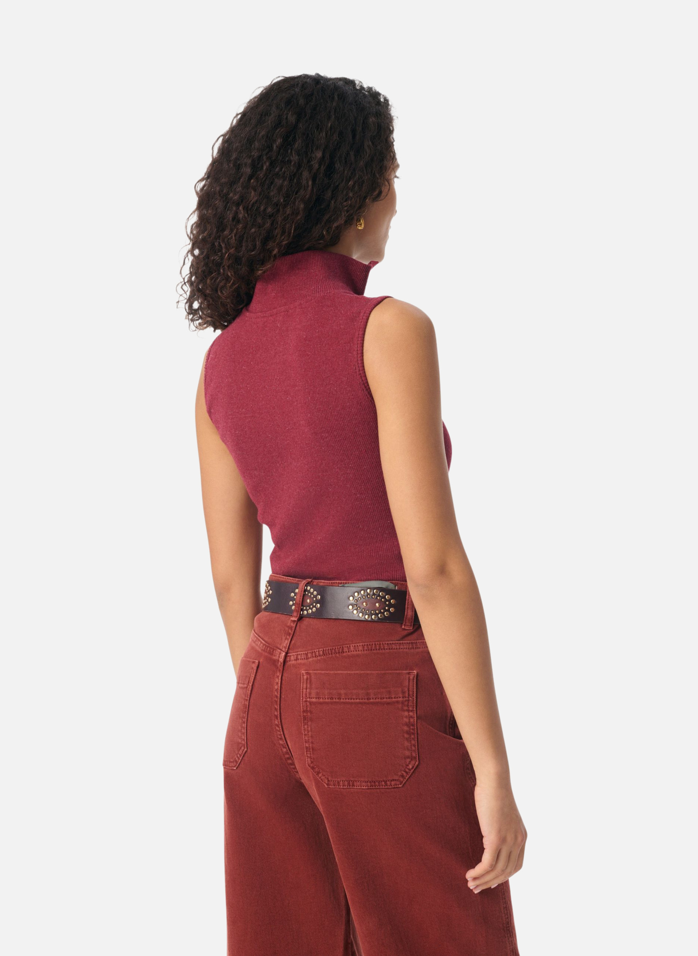 Top geranium VANESSA BRUNO Rouge