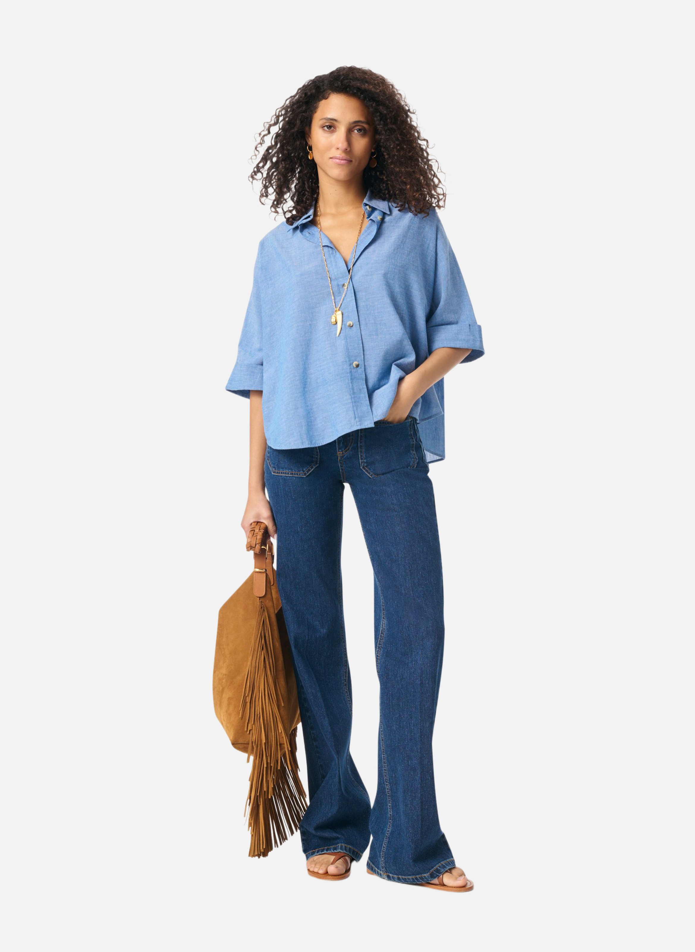 Blouse bobby VANESSA BRUNO Bleu