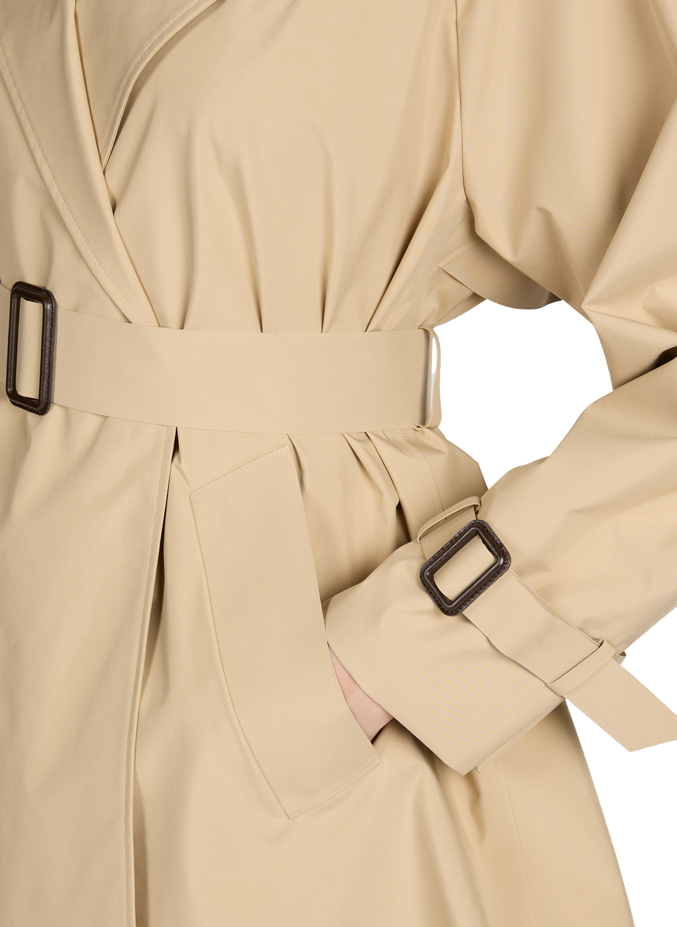 Waterproof cotton trench coat WEEK END Beige