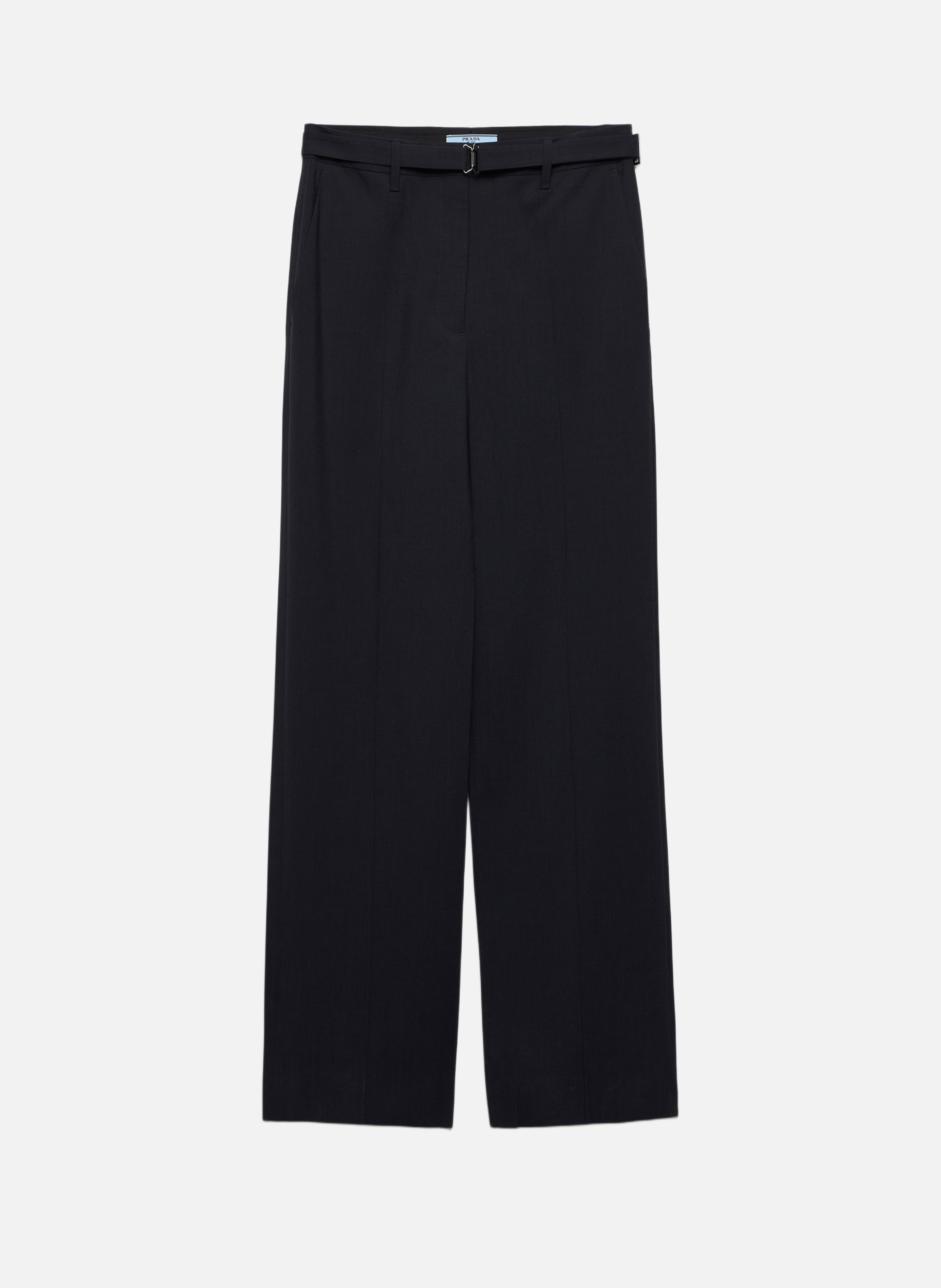 Pantalon en laine PRADA Bleu