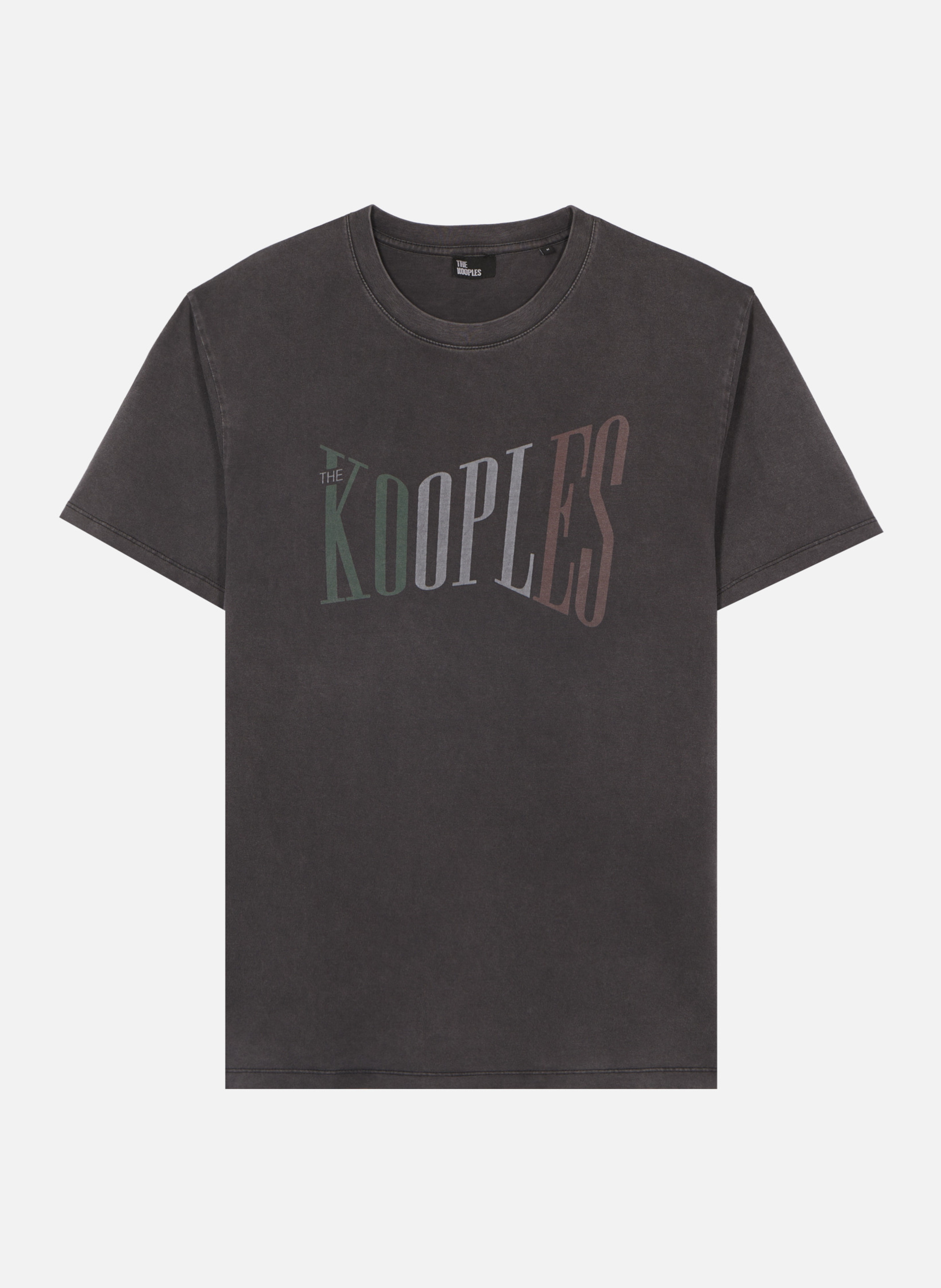 T-shirt avec sérigraphie délavée the kooples THE KOOPLES Noir