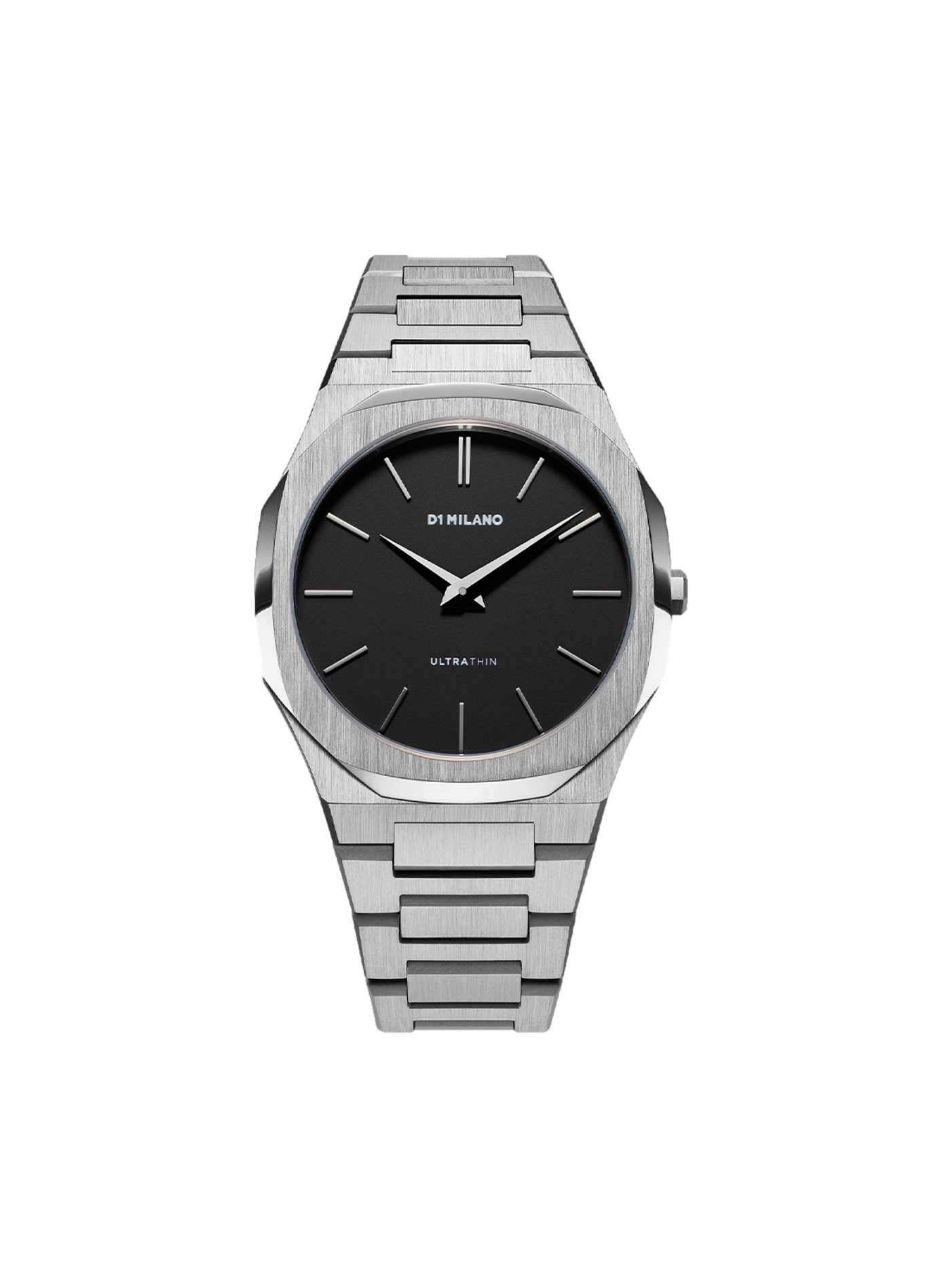 Montre Re-Silver en acier inoxydable D1 MILANO Argent