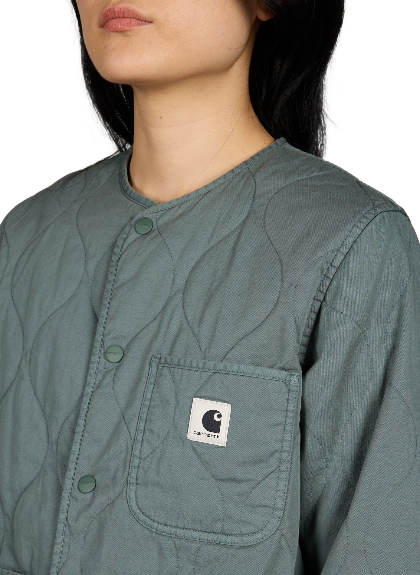 Veste matelassée en coton CARHARTT WIP Vert