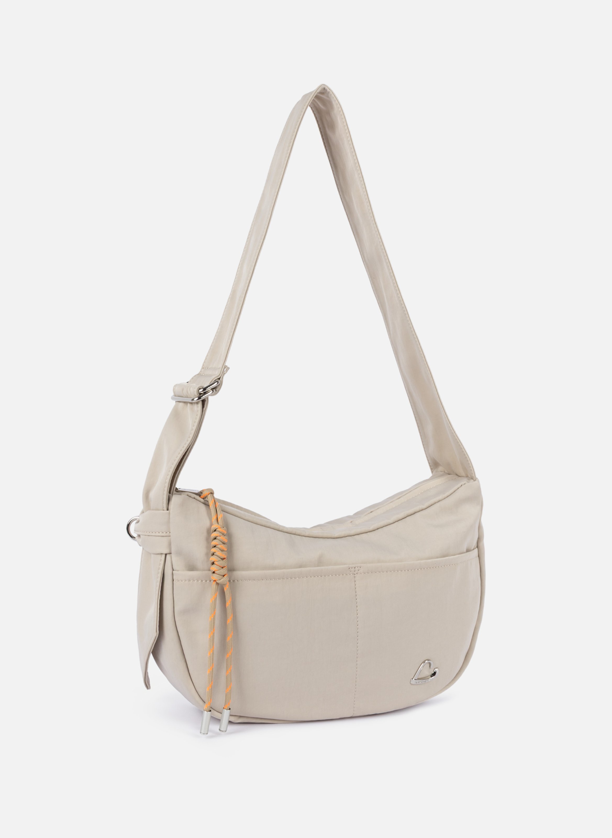 Sac besace - basic love LANCASTER Beige