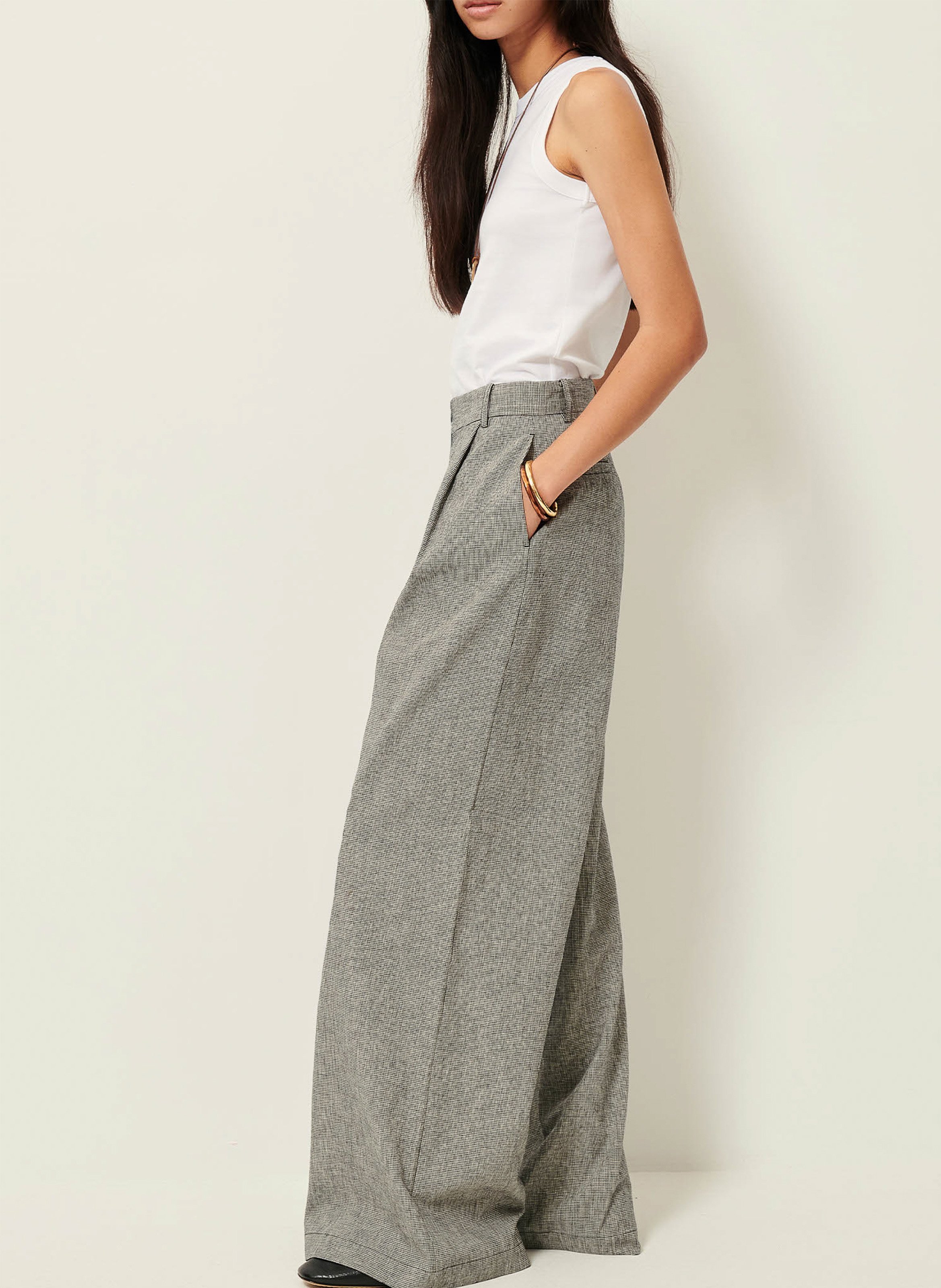 Débardeur droit en coton sangalo SESSUN Blanc