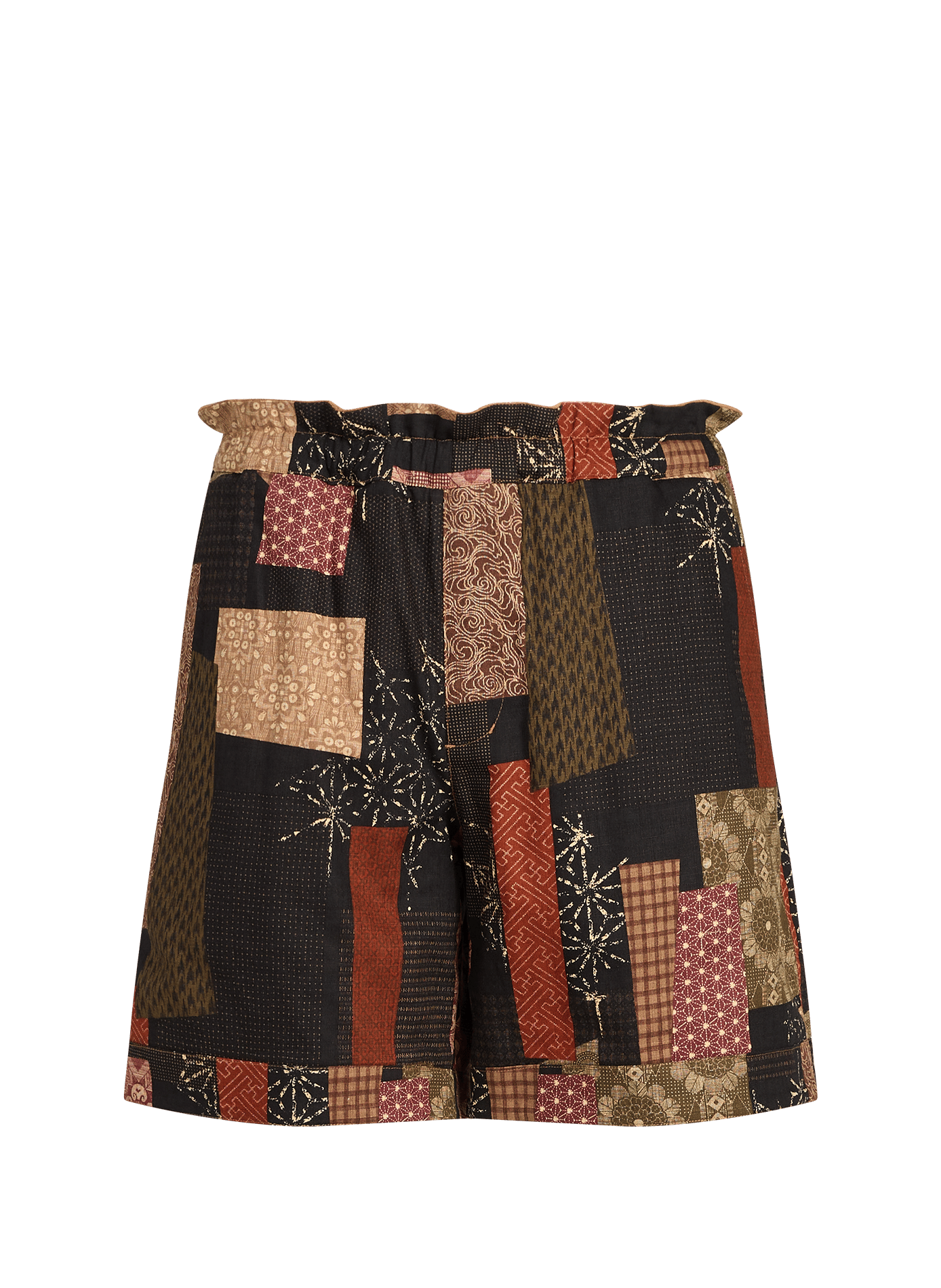 Short réversible en coton WANSIE Multicolore