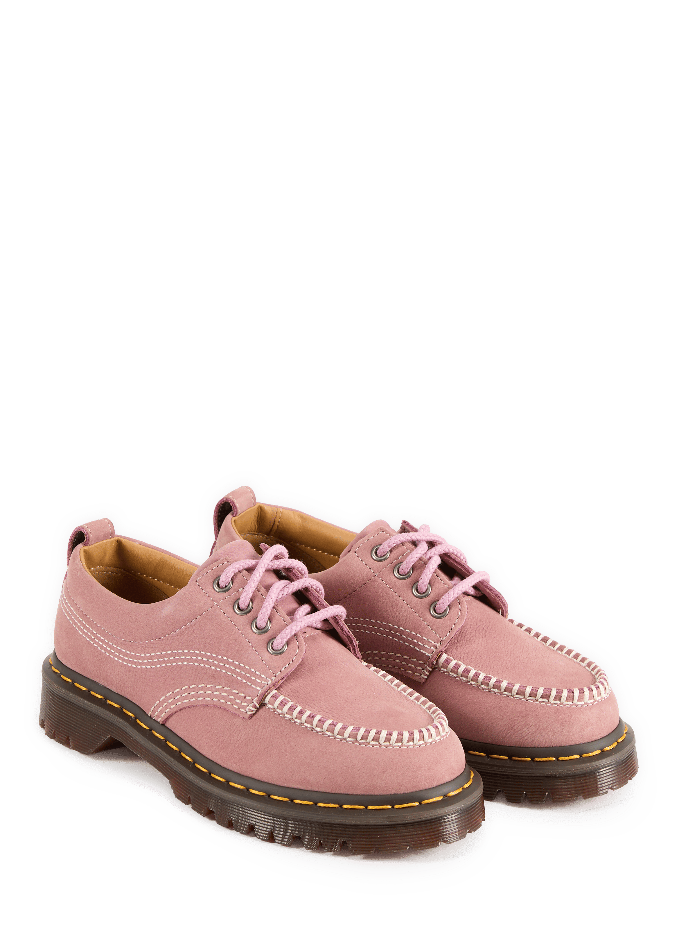 Mocassins Lowell 4 Eye en cuir DR. MARTENS Rose