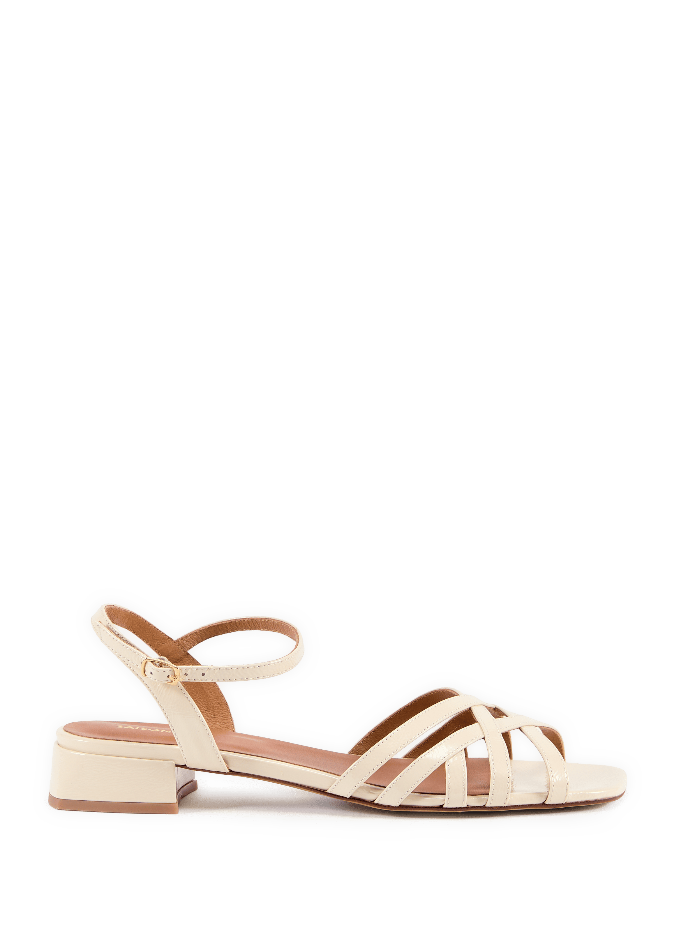 Multi-strap leather sandals  SAISON 1865 Beige