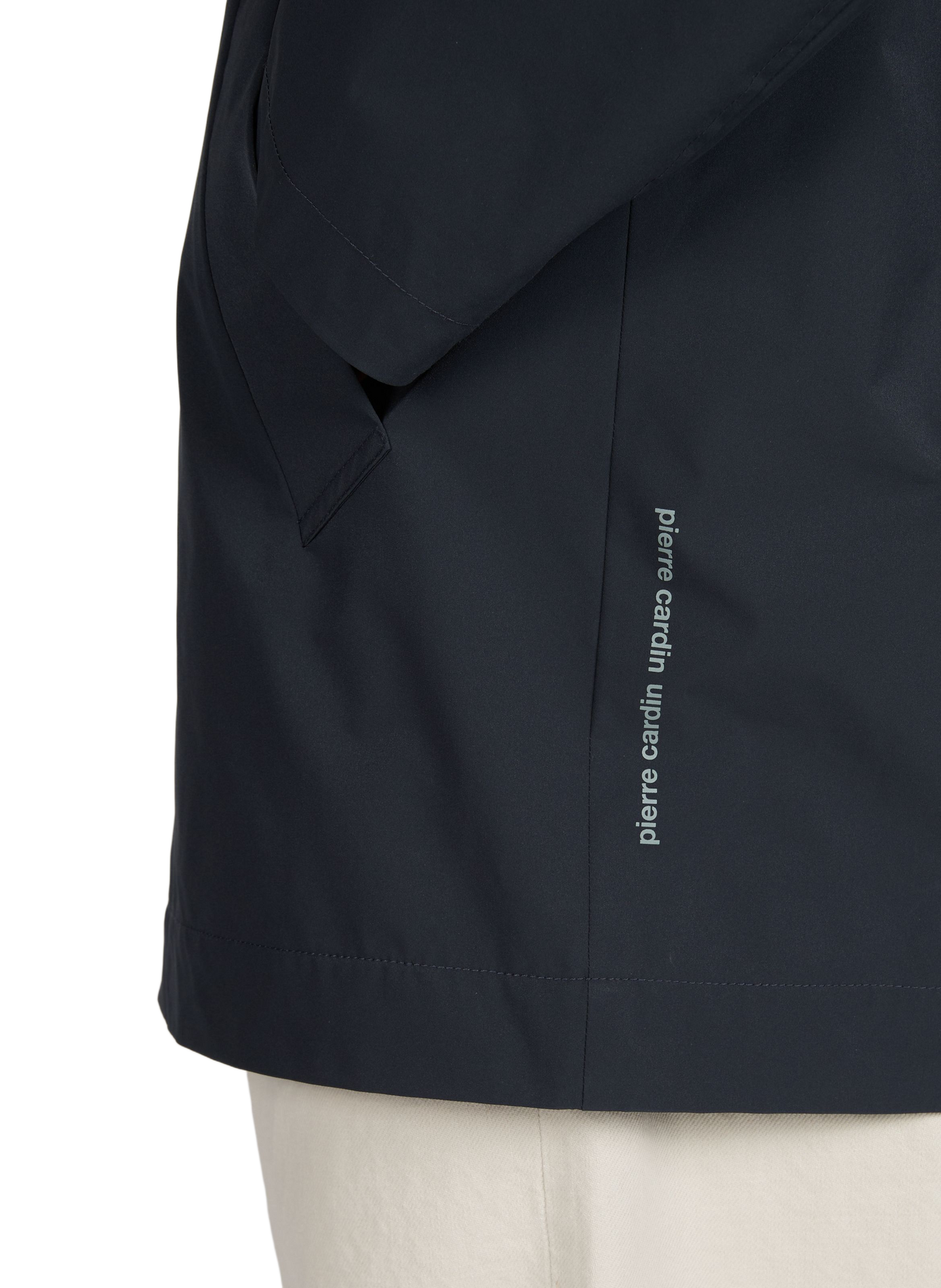 Rechte parka met geïntegreerde capuchon PIERRE CARDIN Blauw