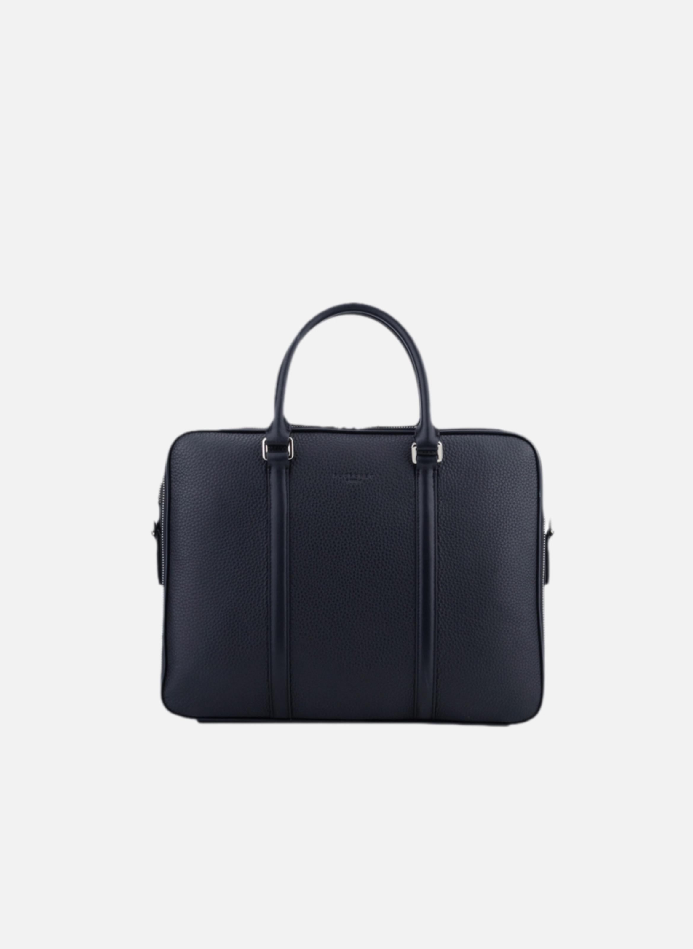 Ethan | porte documents 1 soufflet en cuir de vachette POURCHET Bleu
