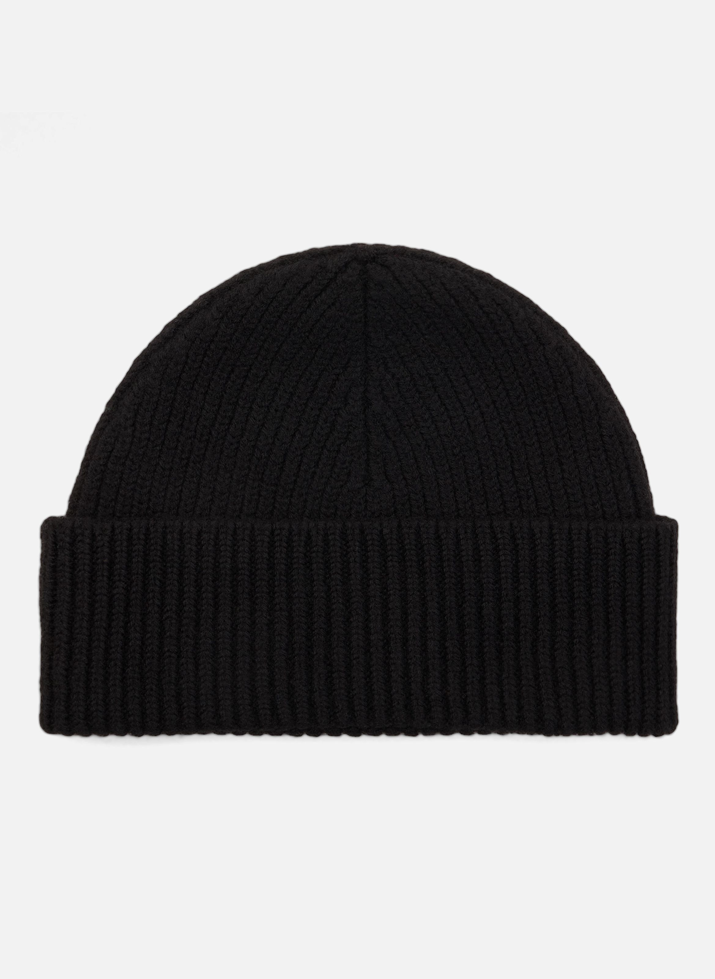 Bonnet unisexe en laine ami de coeur AMI PARIS Noir