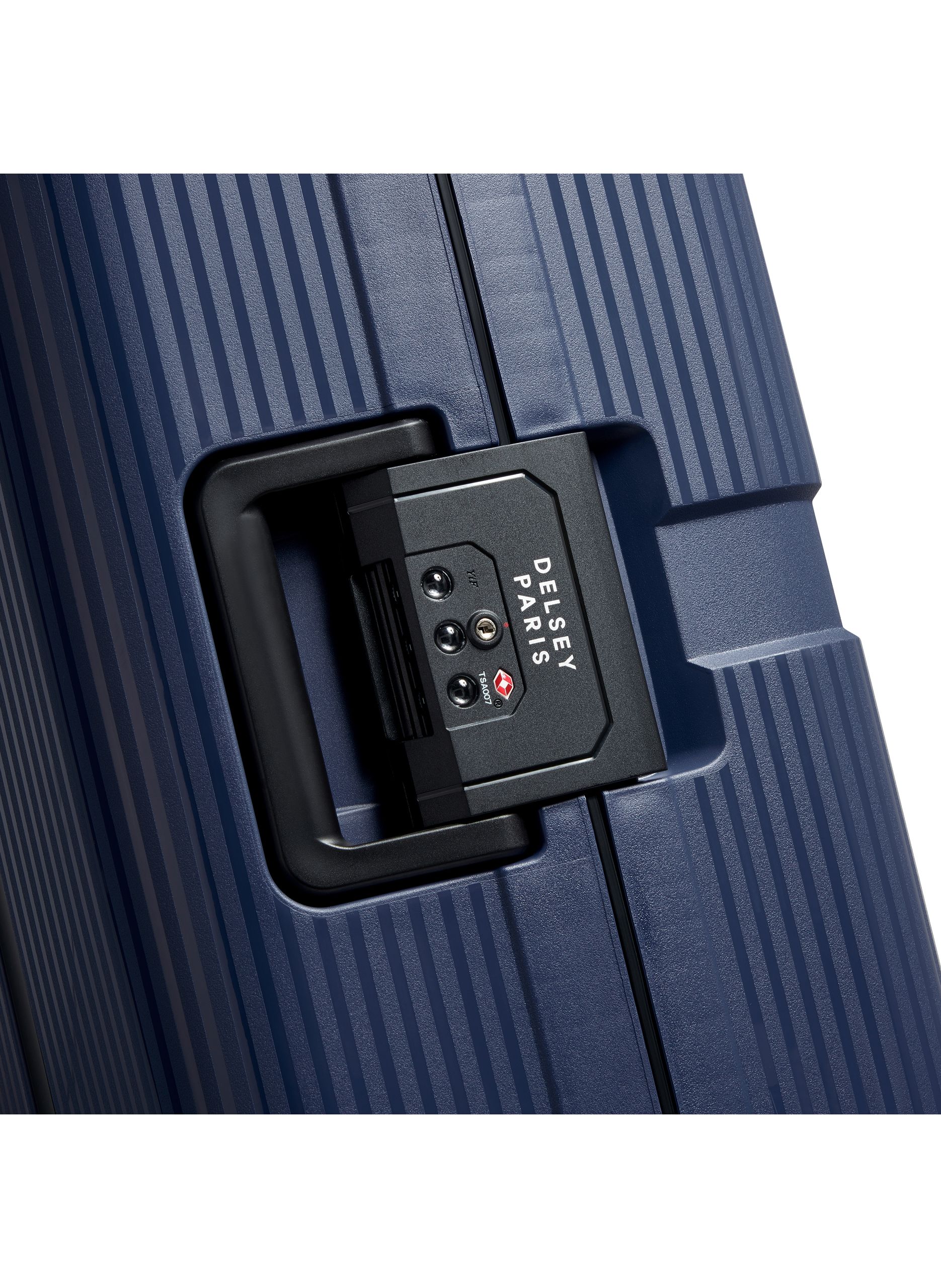 Valise soute rigide taille l - color block hardside DELSEY PARIS Bleu
