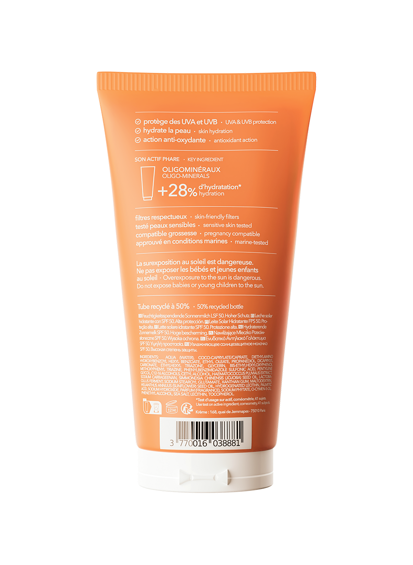 Lait Solaire Hydratant SPF50 KREME No color