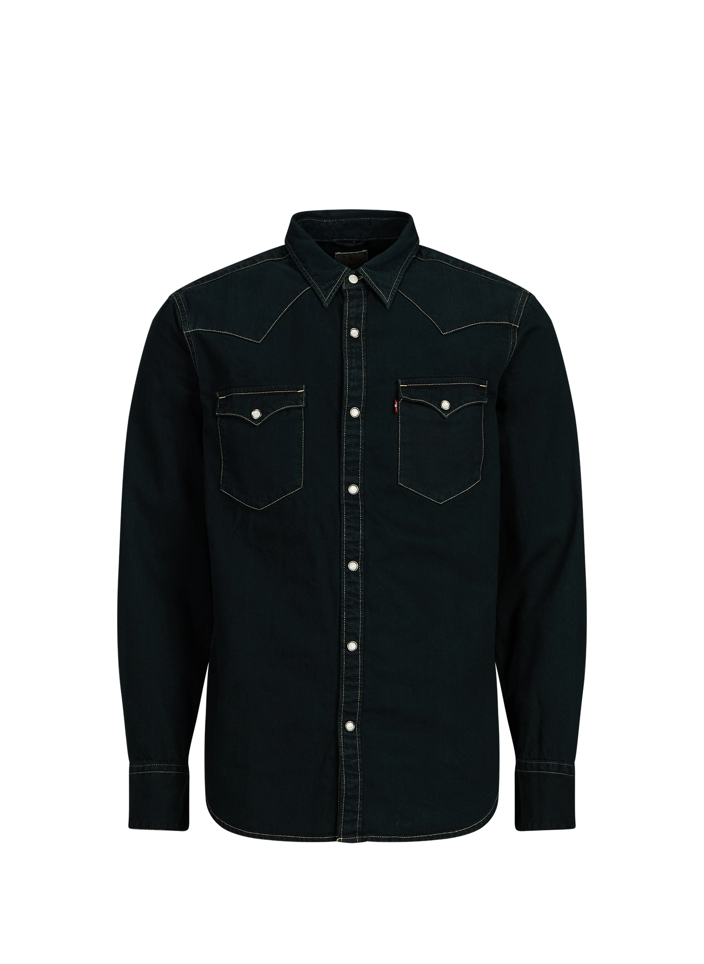 Denim overhemd LEVI'S Zwart