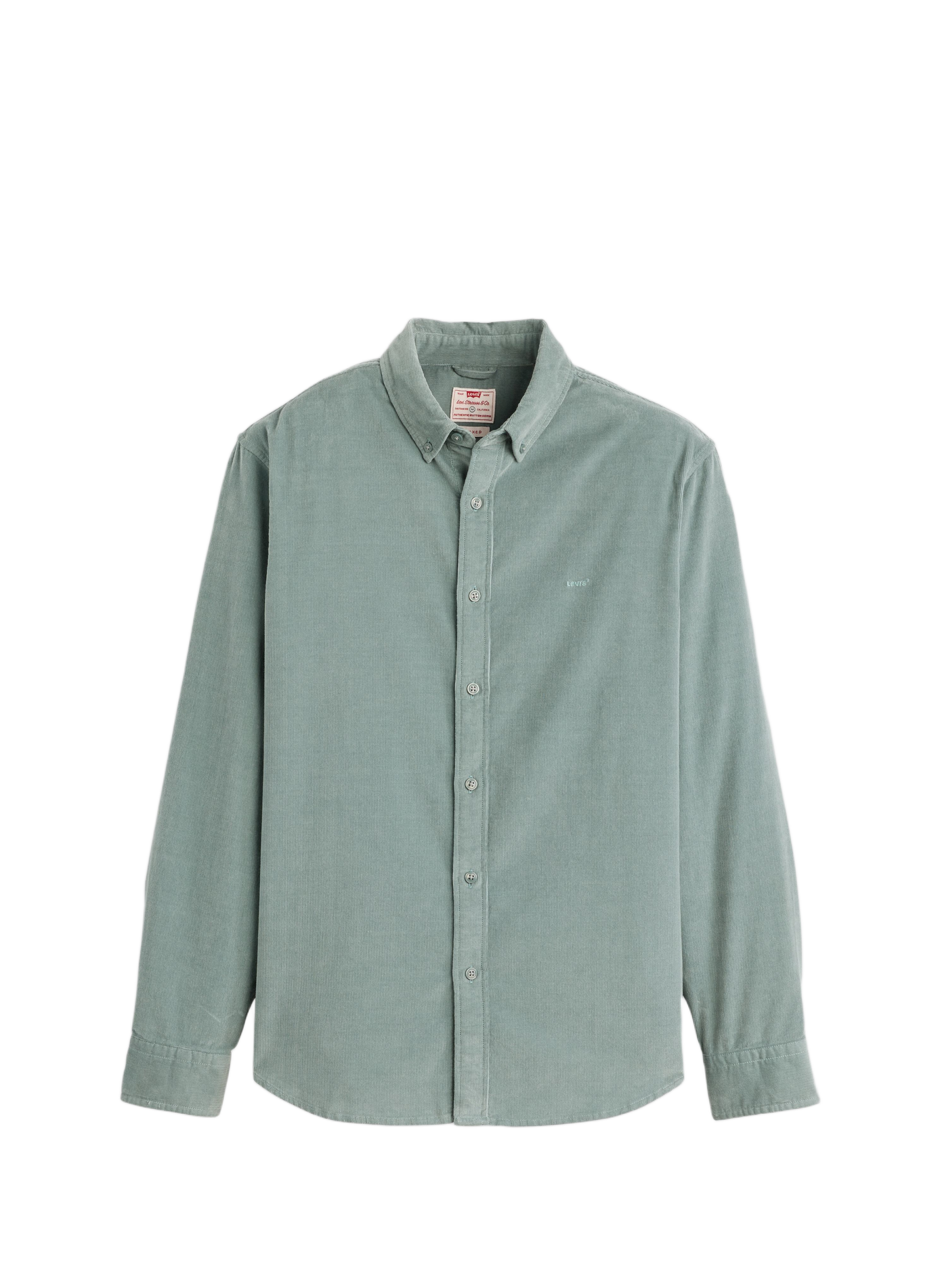 Straight shirt with American collar in cotton LEVI'S Green
