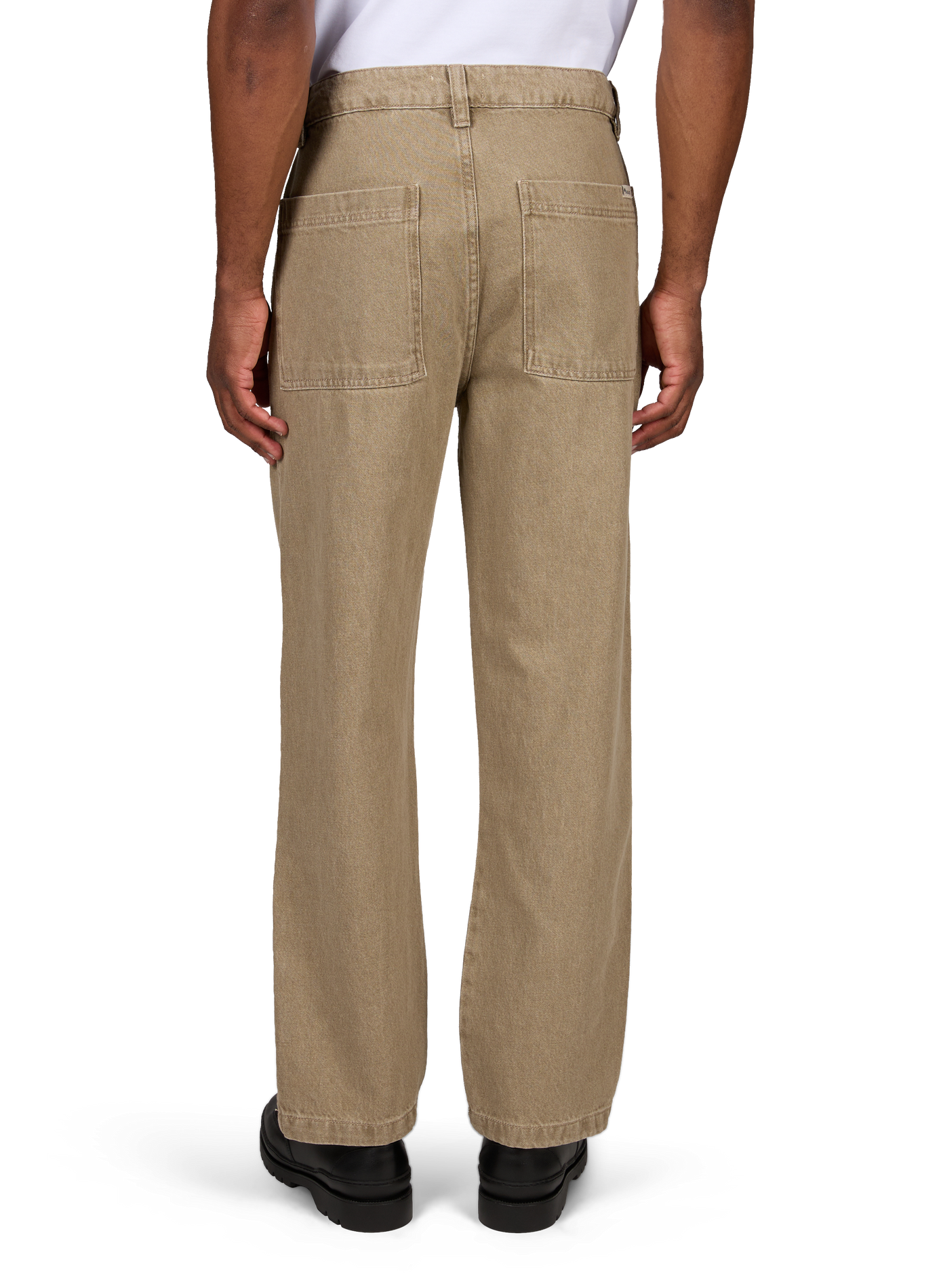 Baumwolljeans FAGUO Beige