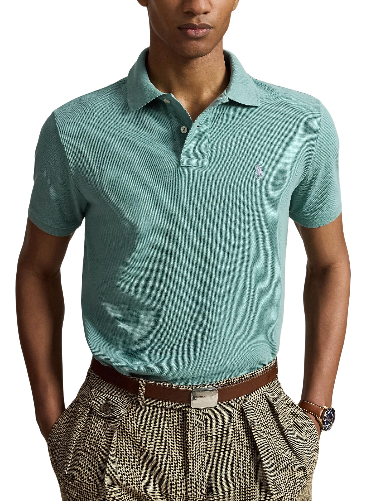 Katoenen polo POLO RALPH LAUREN Groen